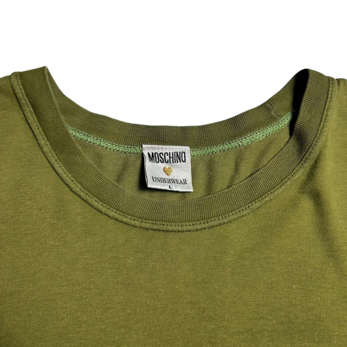 Moschino × Vintage Moschino Heart Single Stitch T-Shirt Size L / US 10 / IT 46 - 3 Thumbnail