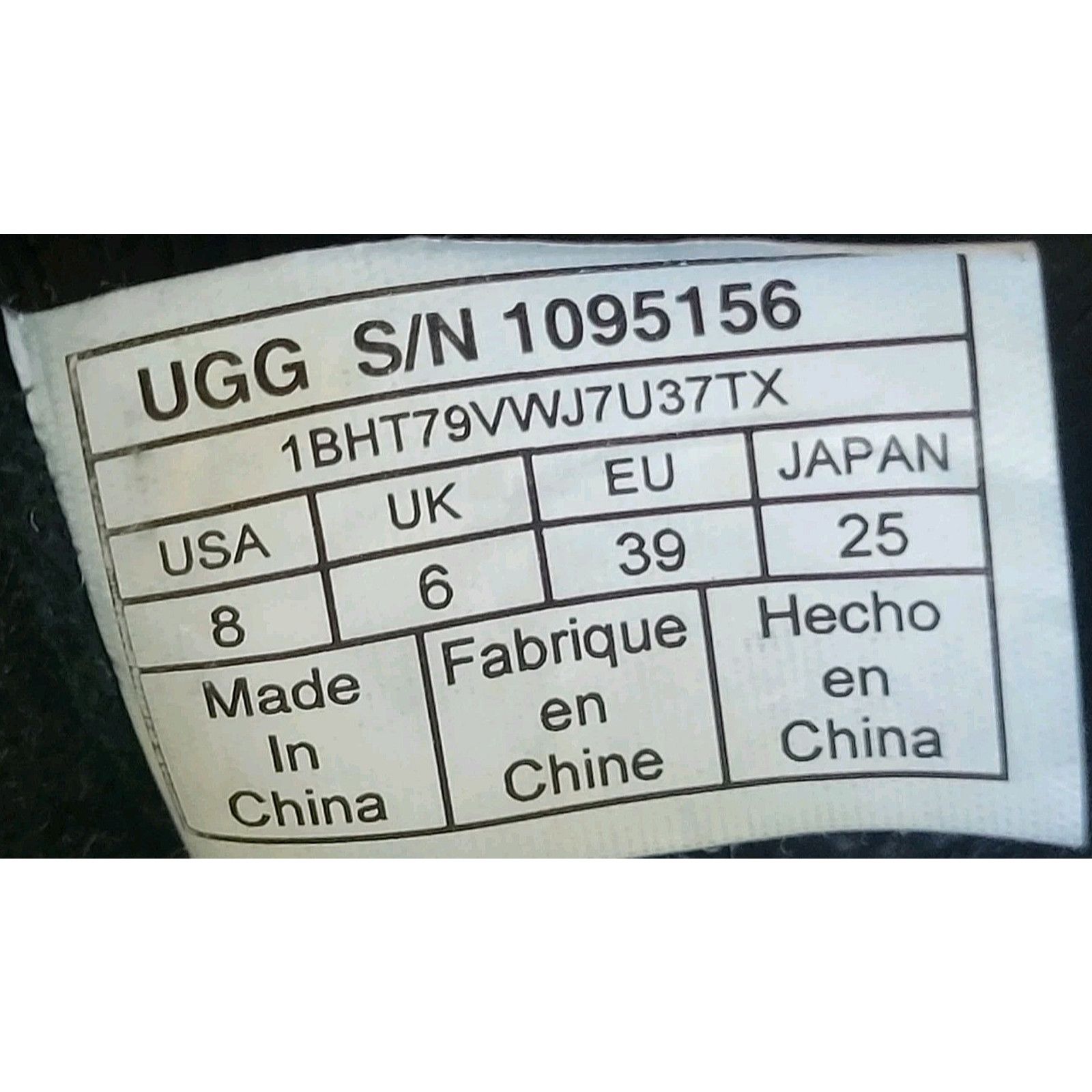 Ugg UGG Heather Boots Women Waterproof Duck Black US 8 / EU 39 Size US 8 / IT 38 - 7 Thumbnail