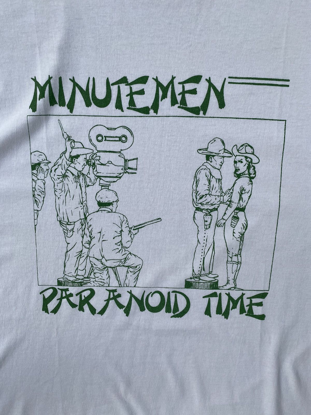 Band Tees Sick🔥Vintage 90s Minutemen “Paranoid Time” Band Tees Size US L / EU 52-54 / 3 - 3 Thumbnail