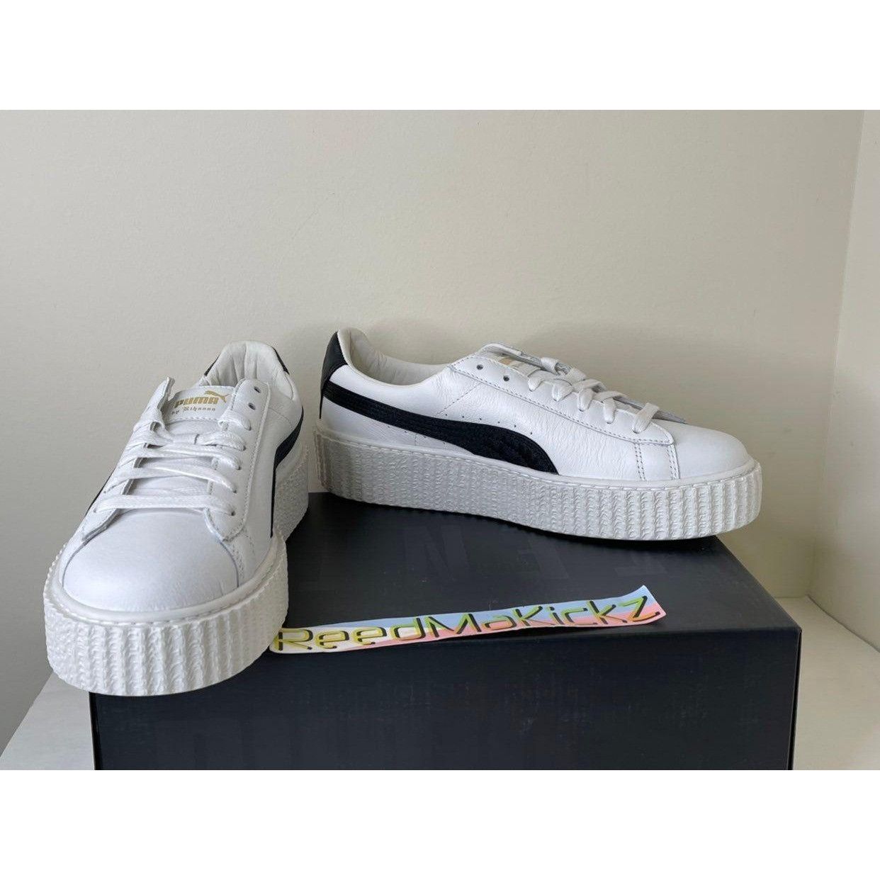 Puma Puma Creeper Rihanna White Leather Womens 9us Size US 9 / IT 39 - 4 Thumbnail