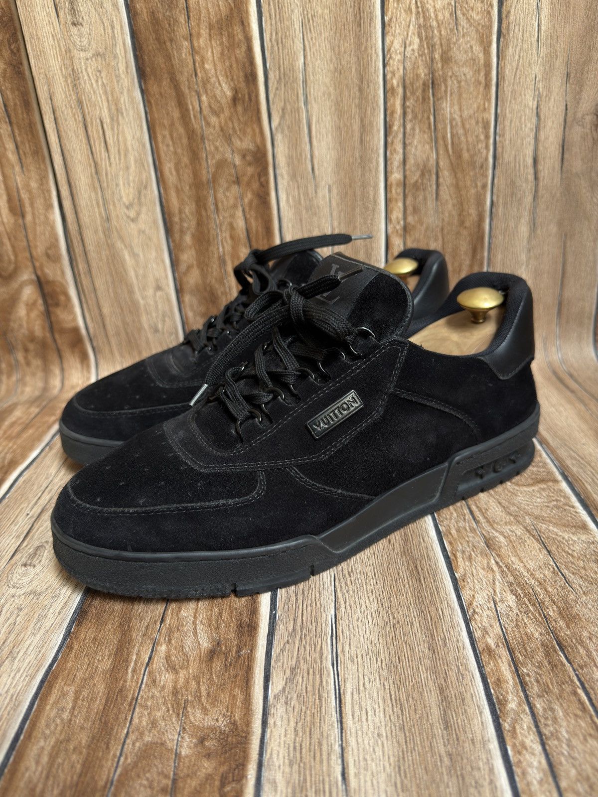Louis Vuitton Suede lv trainers Size US 10 / EU 43 - 1 Thumbnail