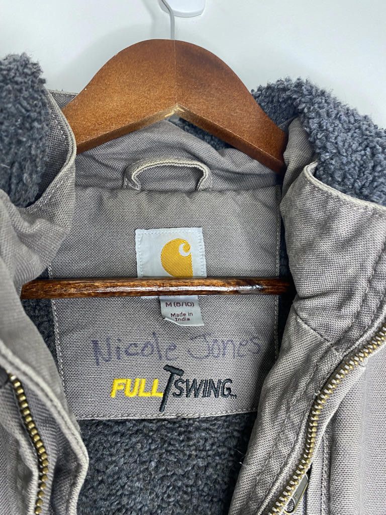 Carhartt Vintage Grey Carhartt Hooded Detroit Jacket Size Women's M Size M / US 6-8 / IT 42-44 - 3 Thumbnail