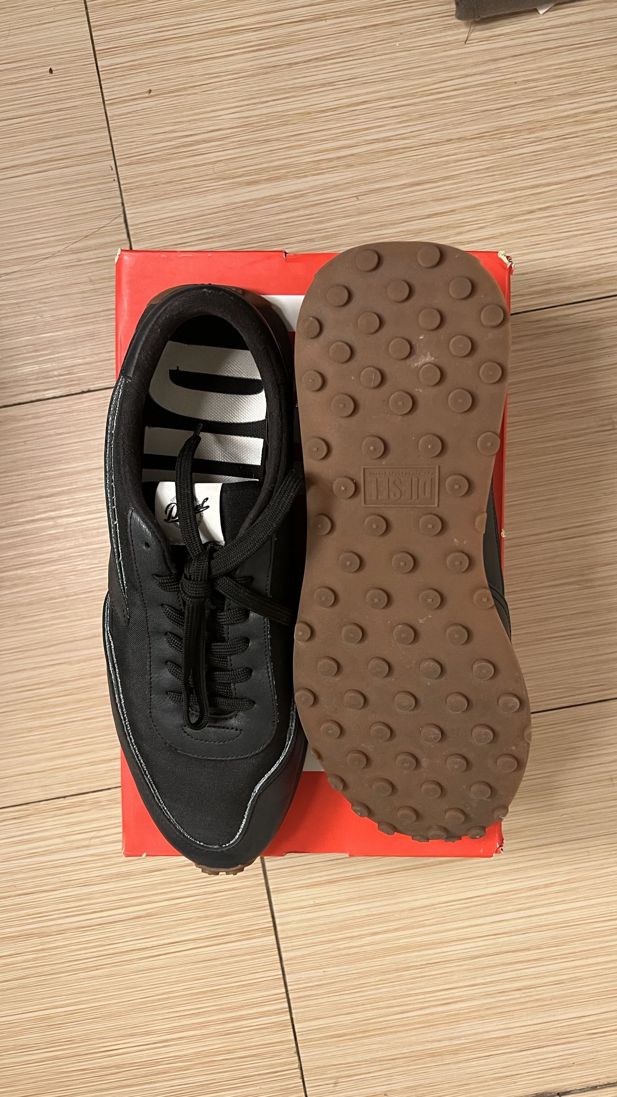 Diesel Diesel Black S Racer Sneaker Size US 12.5 / EU 45-46 - 4 Thumbnail