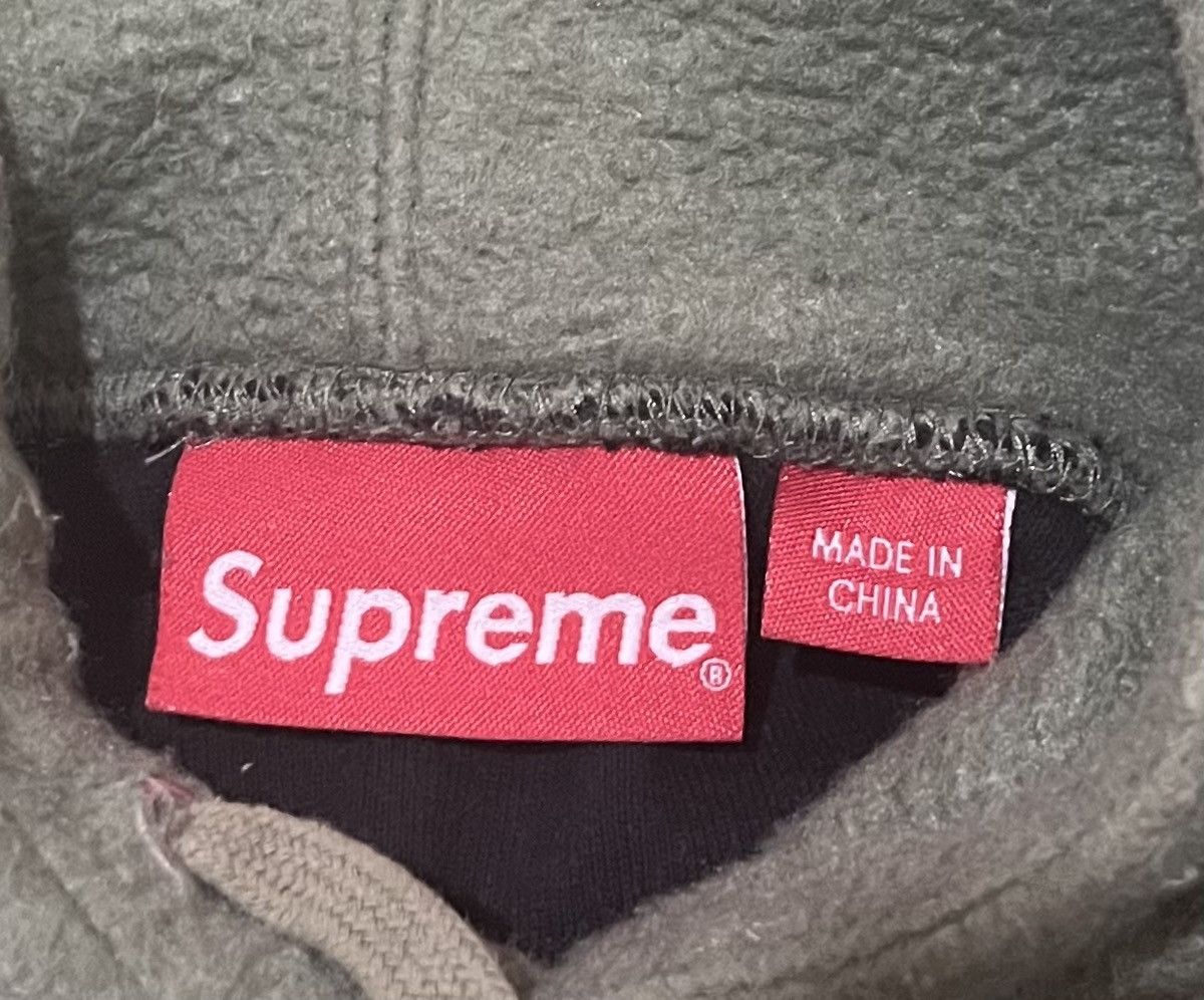 Supreme *FINAL DROP* Supreme SS23 inside out olive box logo hoodie Size US XL / EU 56 / 4 - 7 Thumbnail