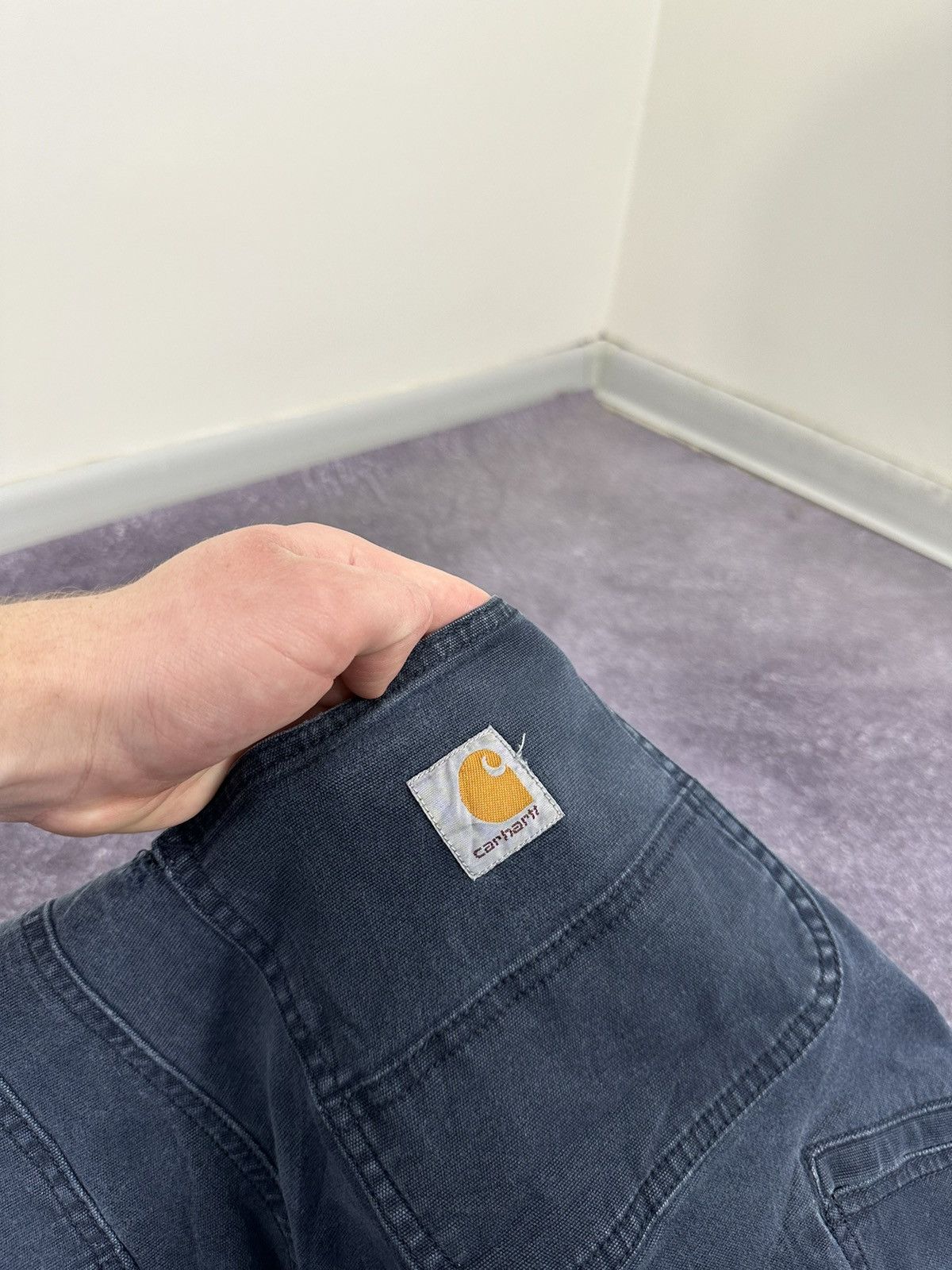 Carhartt Vintage Carhartt Faded Carpenter Opium Baggy USA Work Pants Size US 34 / EU 50 - 10 Thumbnail