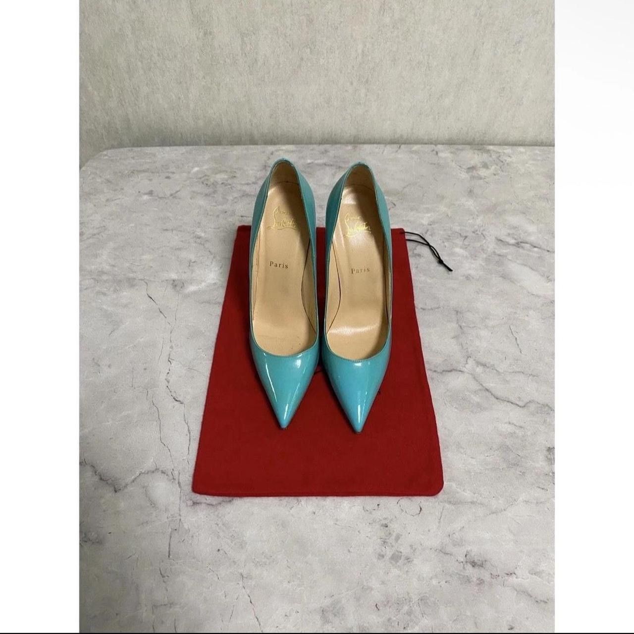 Christian Louboutin Christian Louboutin Seagreen Heels Size US 10 / IT 40 - 2 Thumbnail