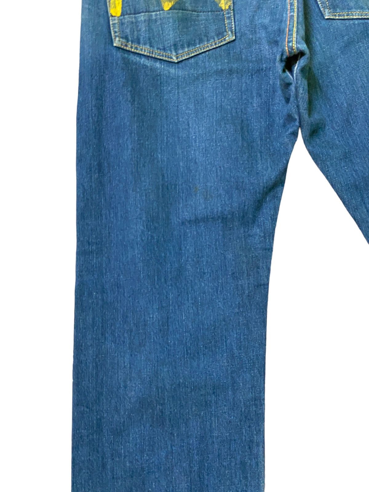 Evisu Evisu Yellow Daicock Denim Jeans Size US 30 / EU 46 - 15 Thumbnail
