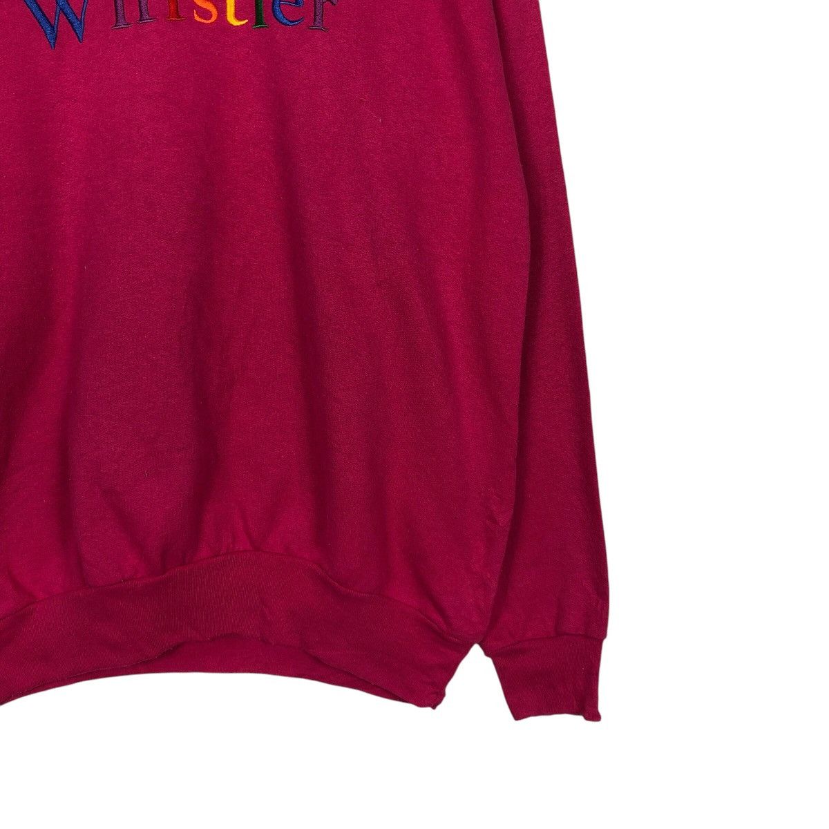 Japanese Brand × Vintage 📌Vintage Sweatshirt Whistler Canada Big Logo Embroidered Size US L / EU 52-54 / 3 - 6 Thumbnail