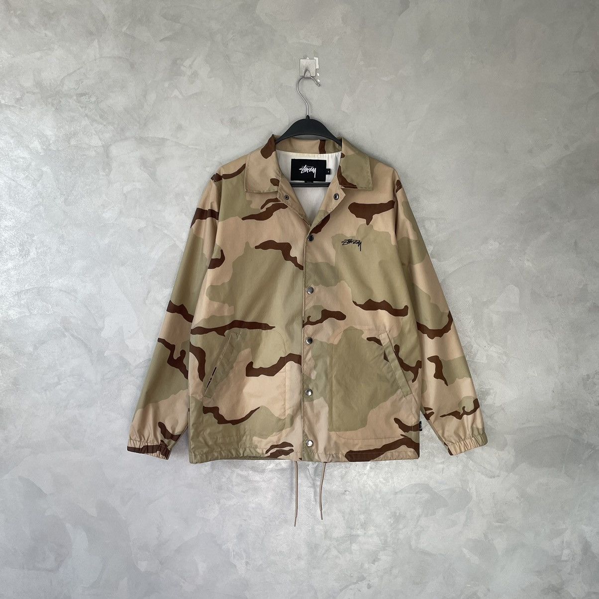 Stussy Rare Stussy Double Side Logo Nylon Camo Coach Jacket Size US M / EU 48-50 / 2 - 1 Thumbnail