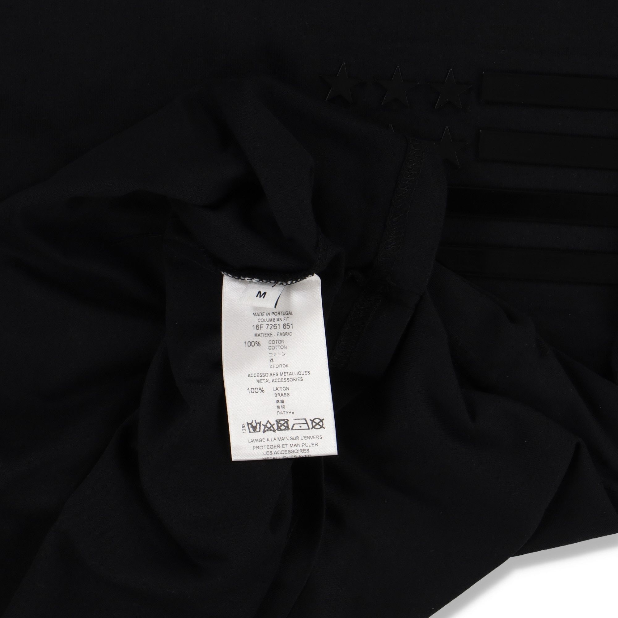 Givenchy Black Metal Flag Oversized T-Shirt Size US M / EU 48-50 / 2 - 7 Thumbnail