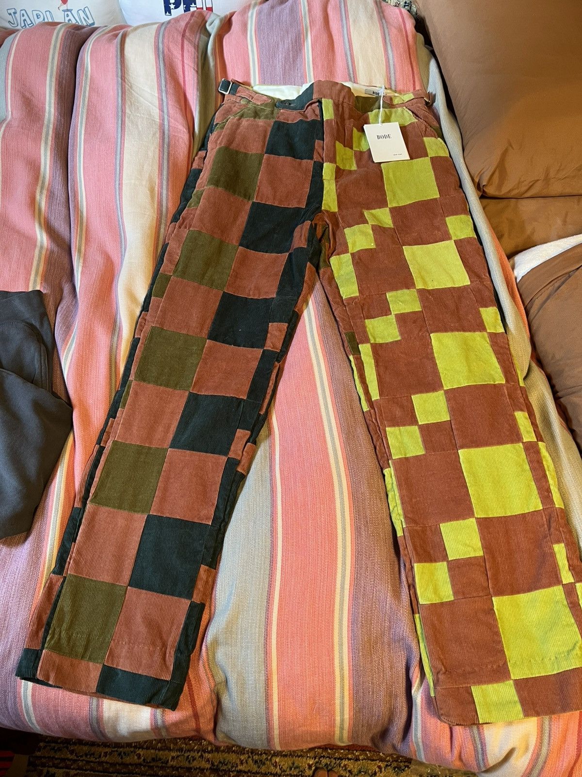Bode BODE Corduroy Four Patch Trousers Size US 32 / EU 48 - 6 Thumbnail