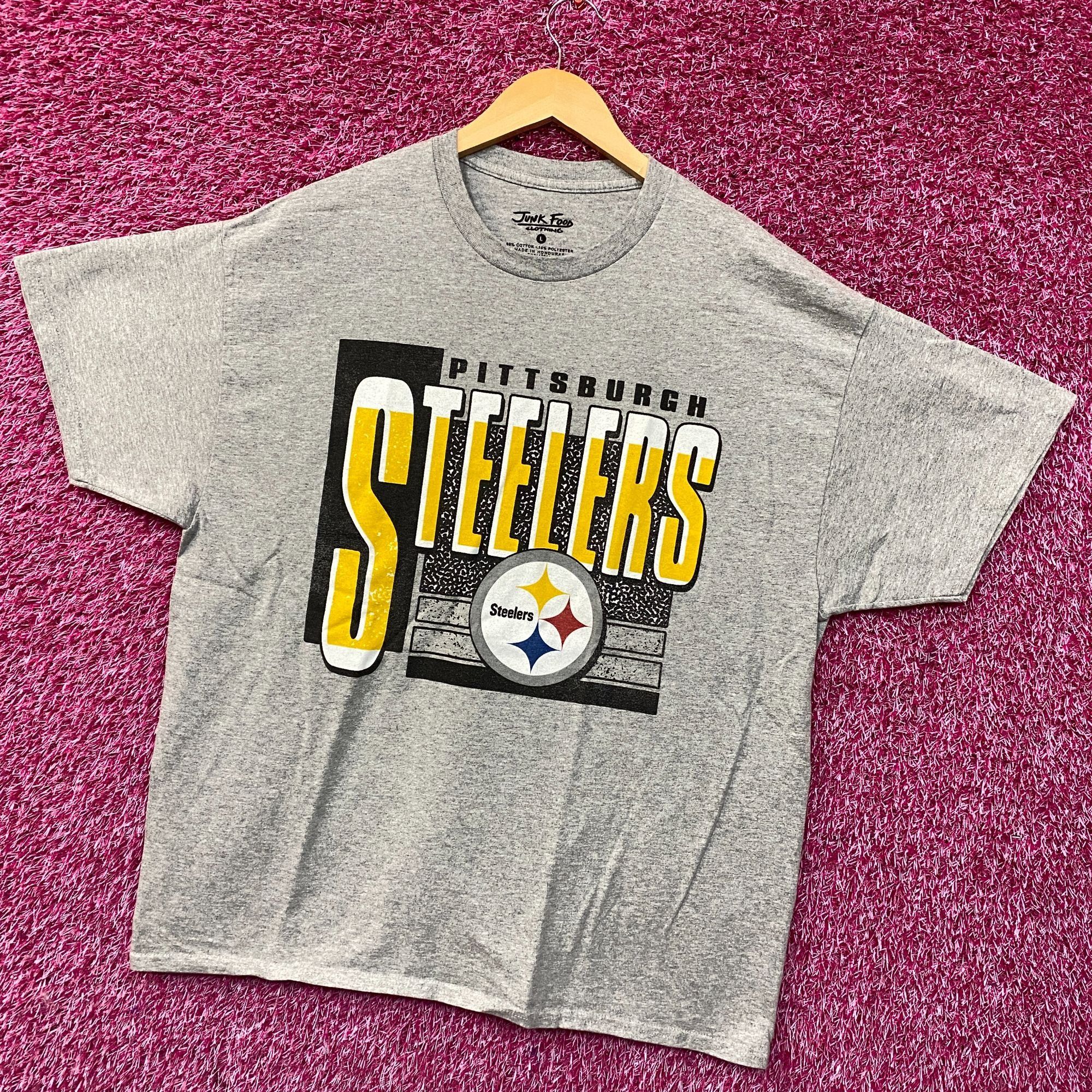 Junk Food NFL Franchise AFC North Pittsburgh Steelers Tshirt size Larg Size US L / EU 52-54 / 3 - 3 Thumbnail