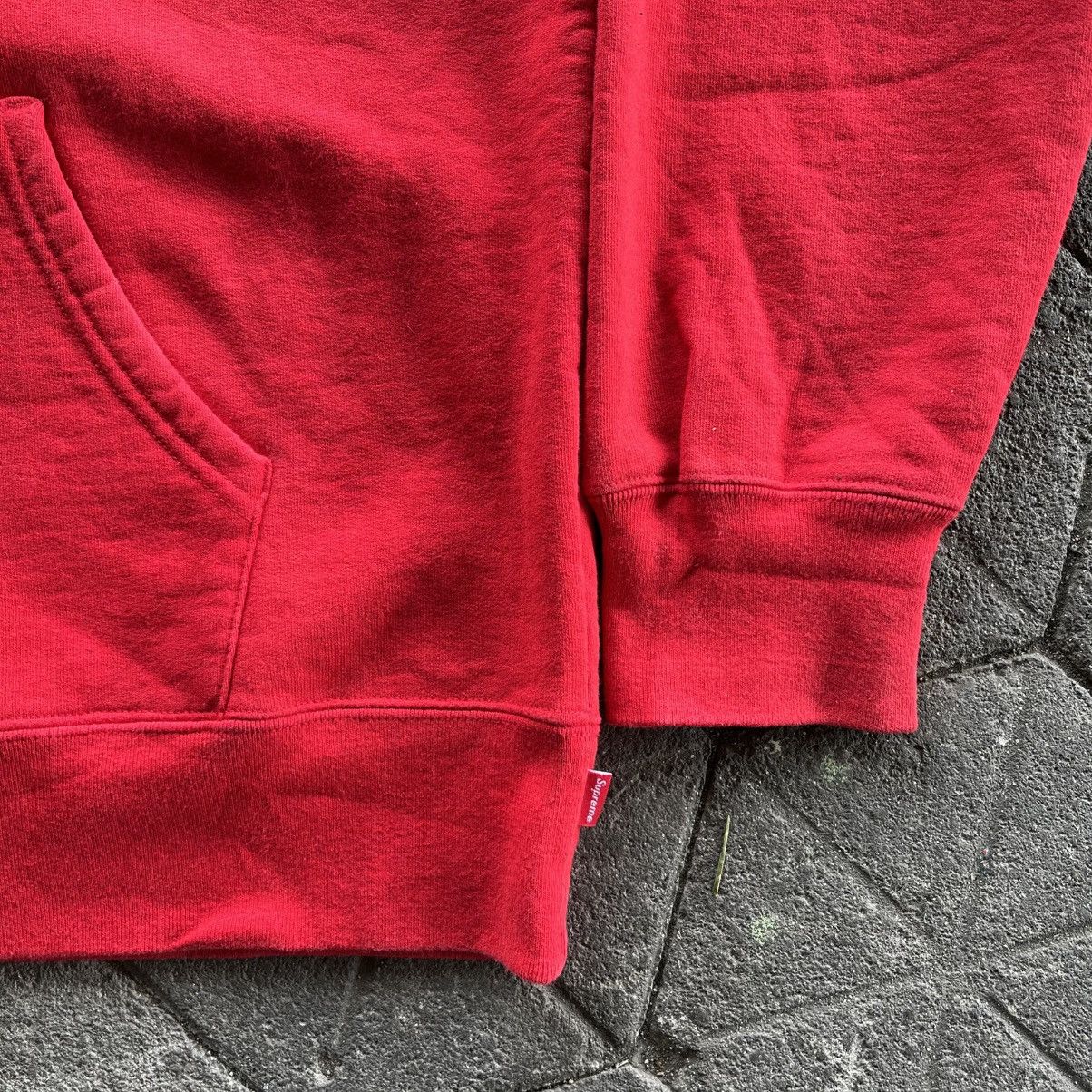Supreme × Vintage Supreme Blocked Hoodie Red Made in Canada Size US L / EU 52-54 / 3 - 4 Thumbnail