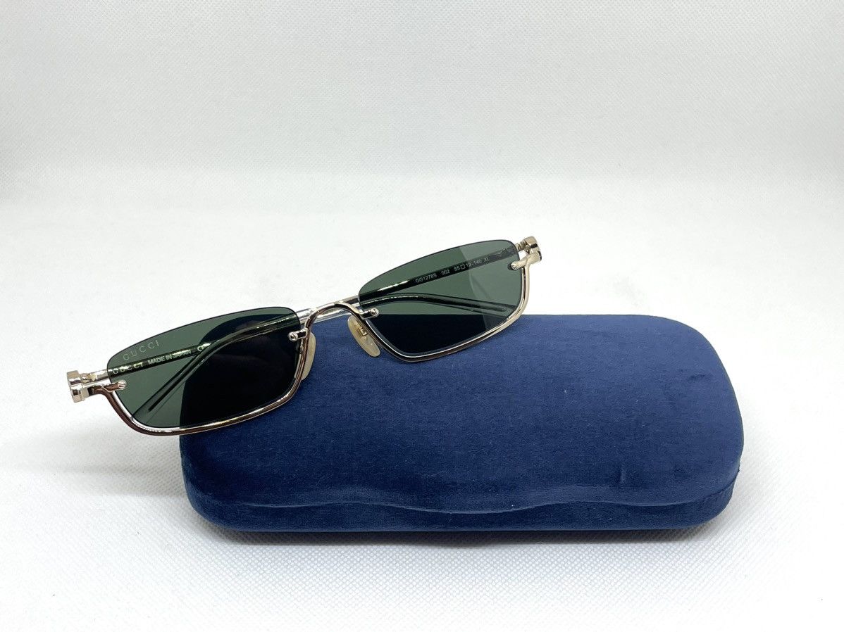 Vintage Gucci sunglasses GG1278S 002 55 Made in Japan New Collection Size ONE SIZE - 8 Thumbnail
