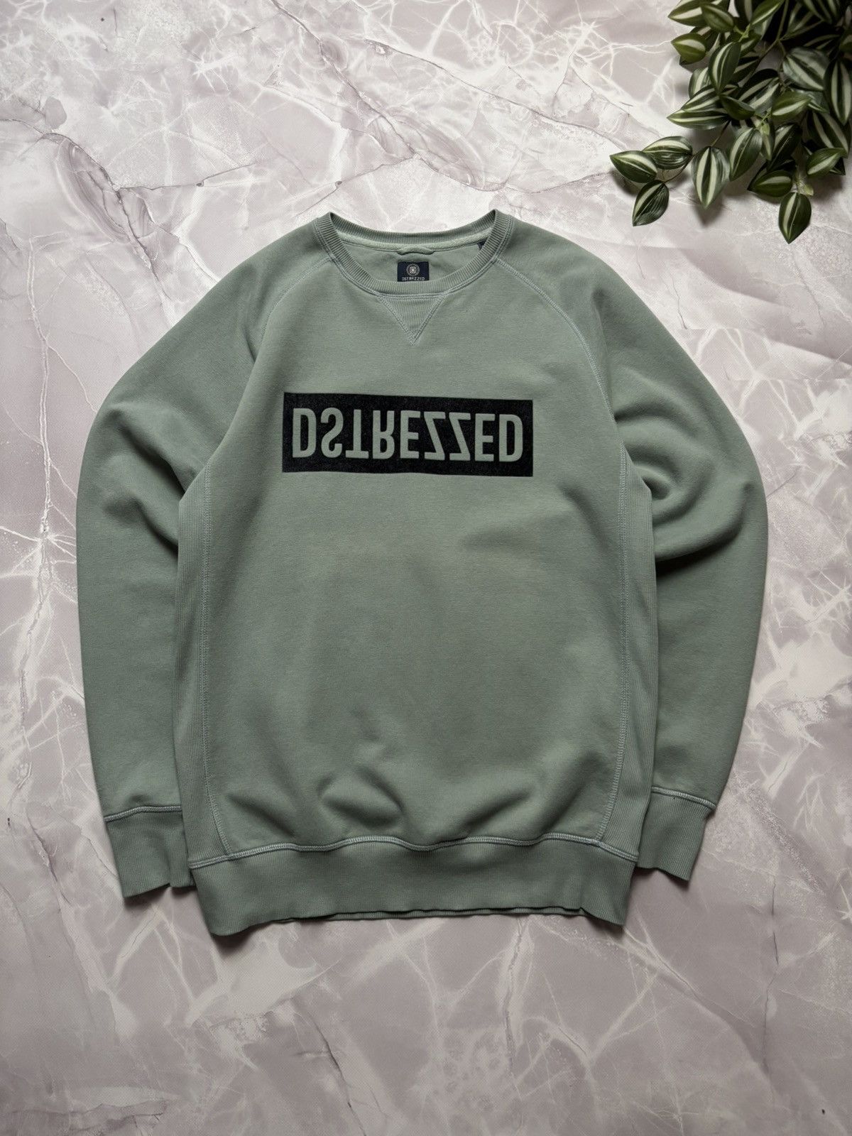 Other Dstrezzed Sweatshirt Flocked Logo Streetwear Mint Mens L Size US L / EU 52-54 / 3 - 1 Thumbnail