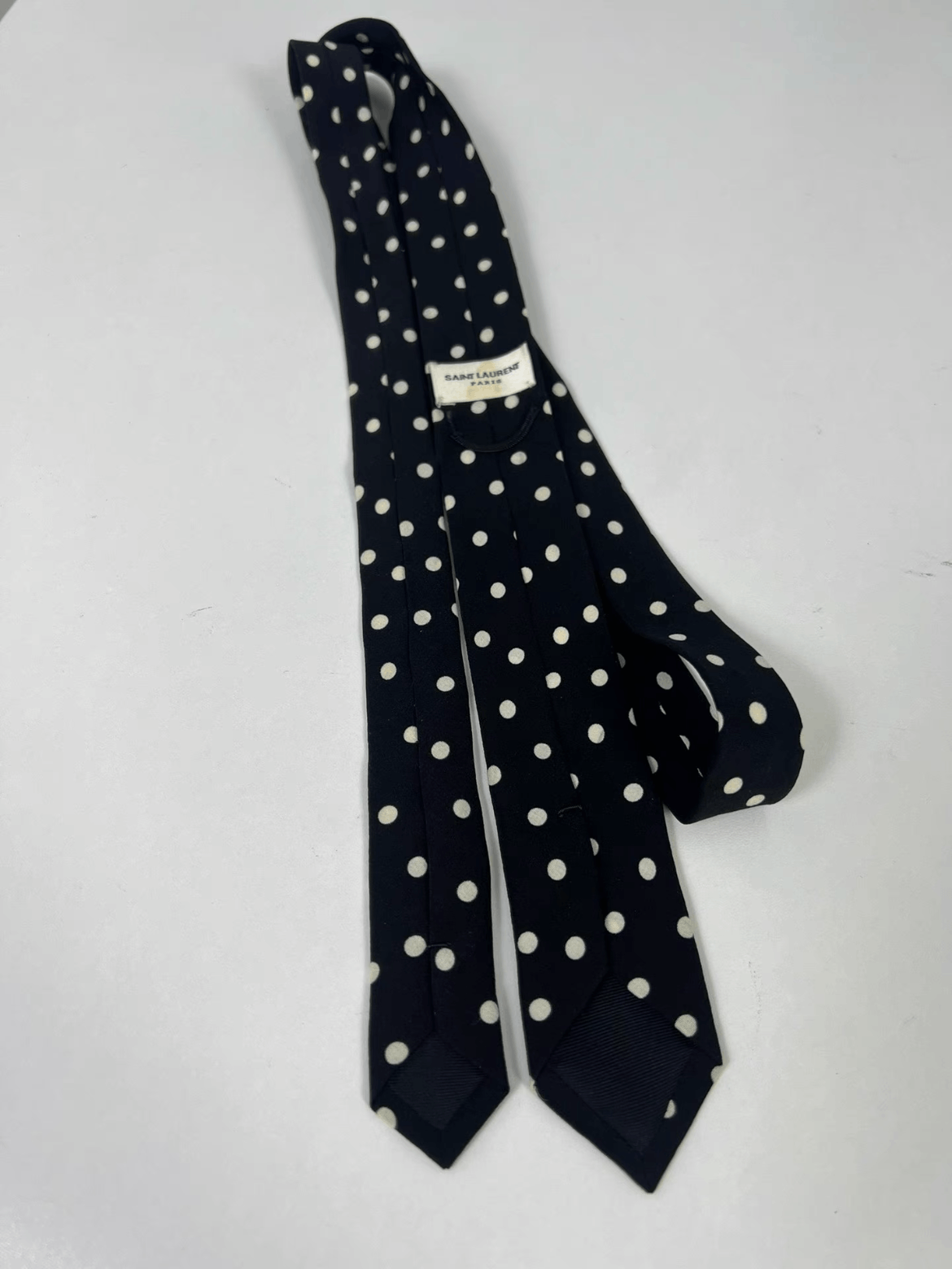 Hedi Slimane × Saint Laurent Paris Saint Laurent Paris 16AW Poke Dots Tie Size ONE SIZE - 3 Thumbnail