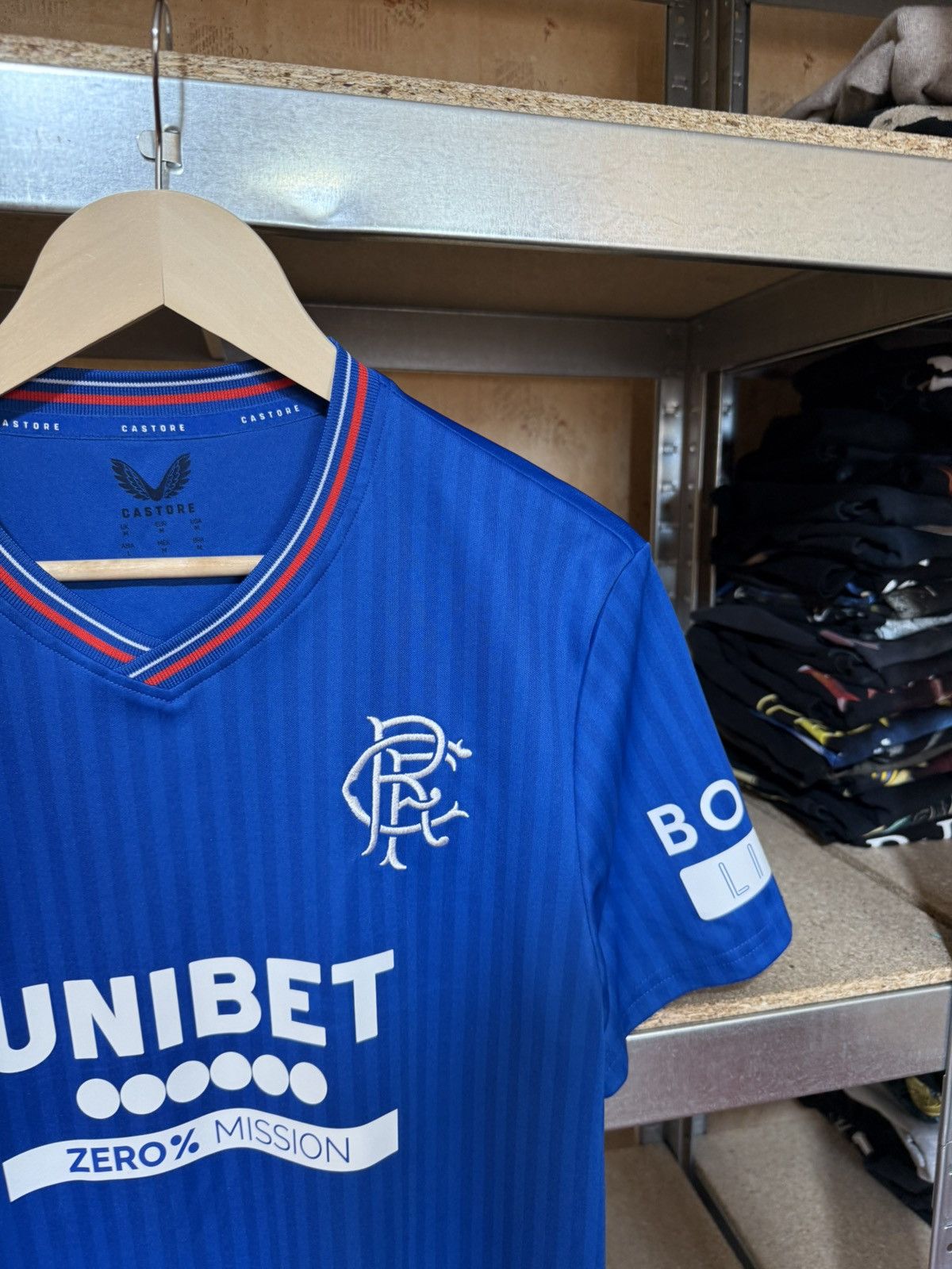 Castore × Vintage Castore 2023 2024 Rangers Home Soccer Football Jersey Size US M / EU 48-50 / 2 - 4 Thumbnail