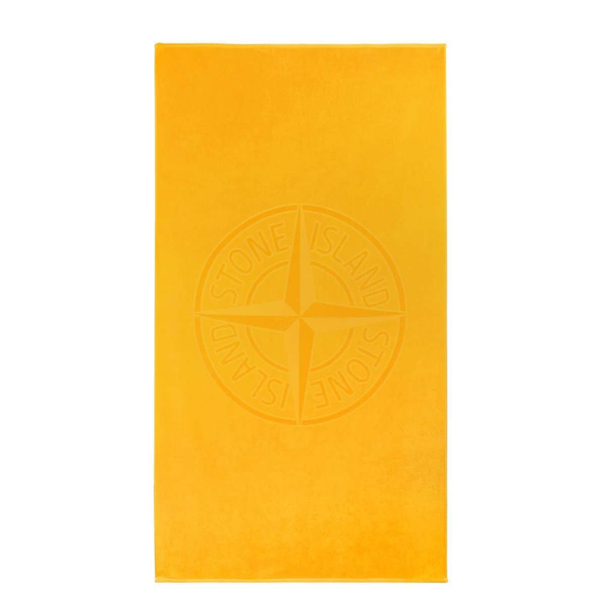 image of Stone Island Beach Towel in Yellow, Men's