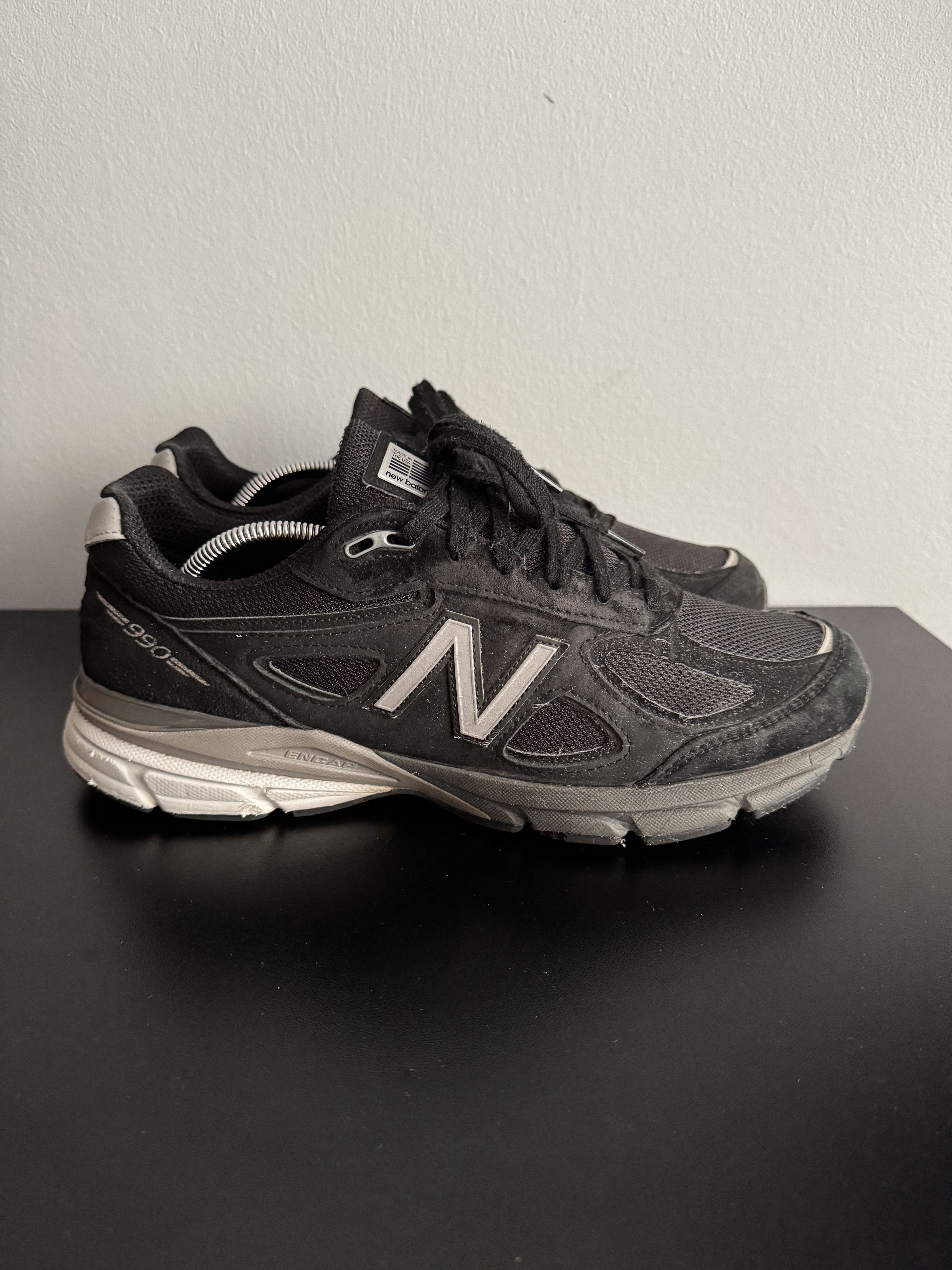 New Balance New Balance 990v4 Made in USA 2023 Black Silver 990 993 Size US 11.5 / EU 44-45 - 3 Thumbnail