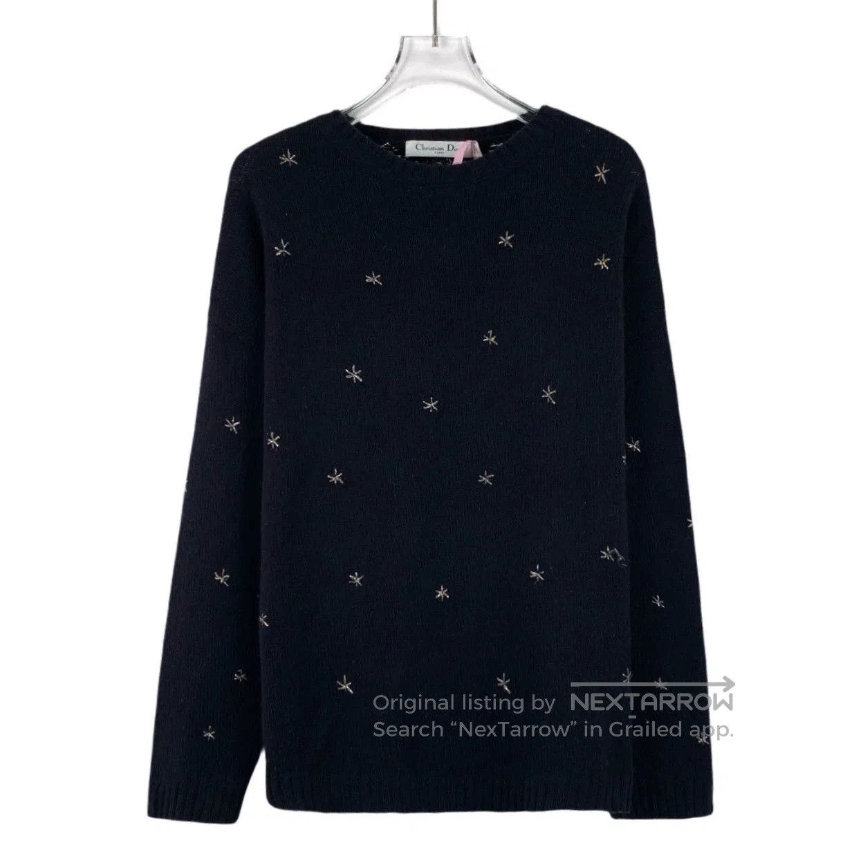 Dior christian dior navy blue cashmere sweater. Size US L / EU 52-54 / 3 - 1 Thumbnail