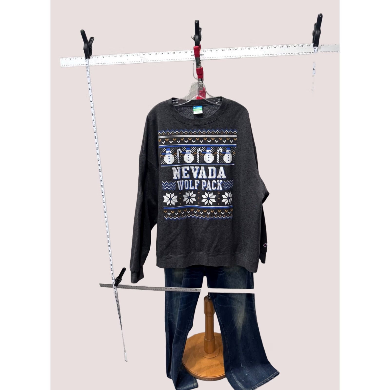 Champion Champion Reno Nevada Wolf Pack Christmas Sweater 3XL XXXL Mens Size US XXL / EU 58 / 5 - 1 Thumbnail