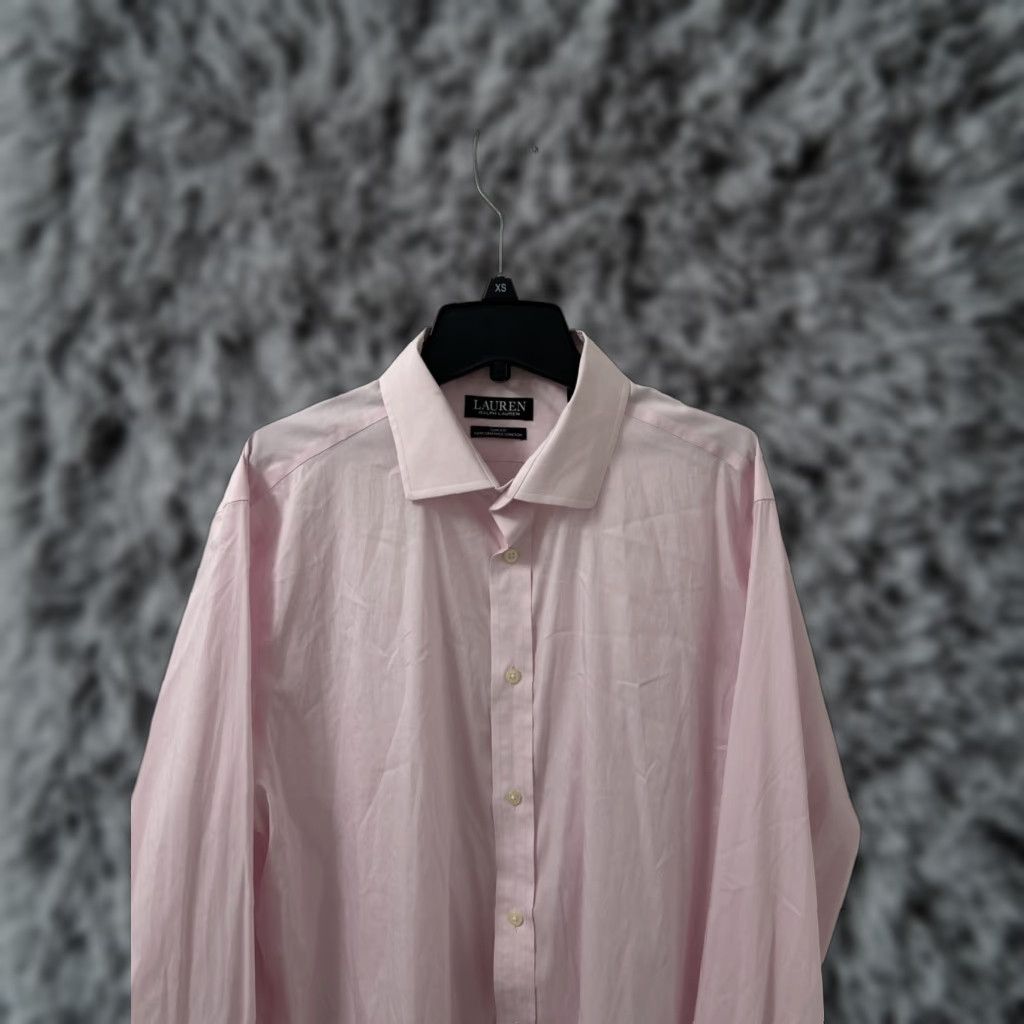 Ralph Lauren Lauren Ralph Lauren Shirt Men XL Pink Slim Fit Performance Stretch Button Up L/S Size US XL / EU 56 / 4 - 1 Thumbnail