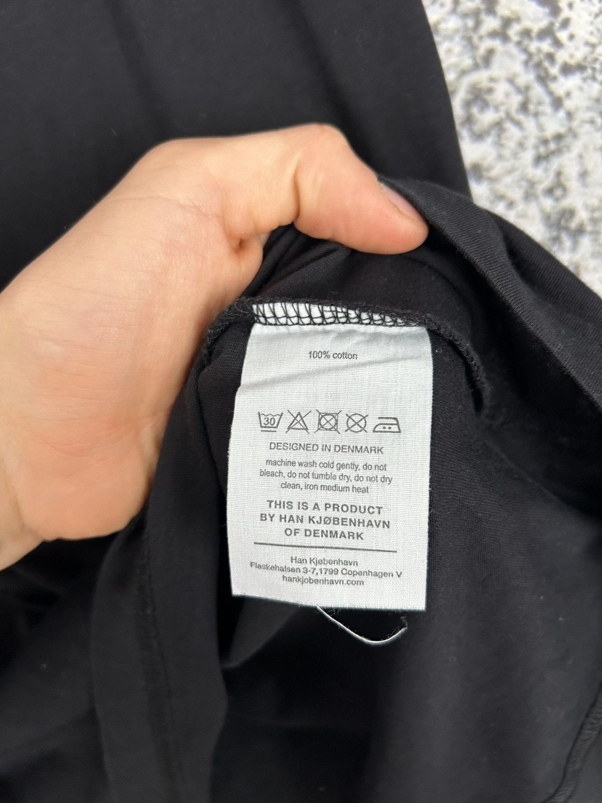 Han Kjobenhavn Han Kjobenhavn Graphic Tee Black Streetwear Designer Hype Size US L / EU 52-54 / 3 - 6 Thumbnail