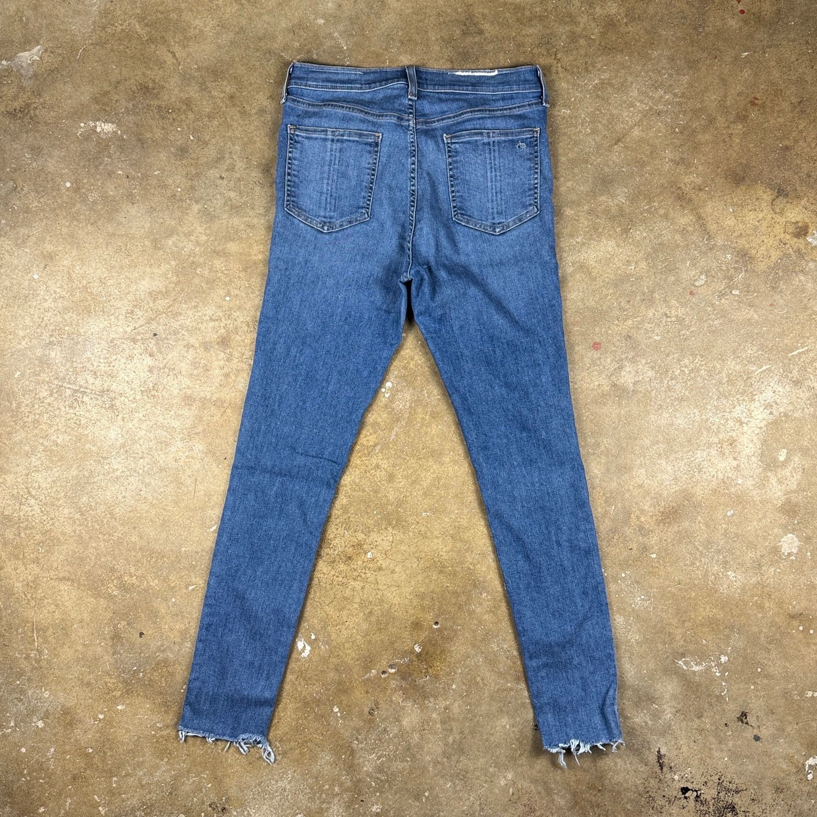 Rag & Bone Rag & Bone High Rise Skinny Jeans Women’s Size 30 Blue USA Size 30" / US 8 / IT 44 - 3 Thumbnail