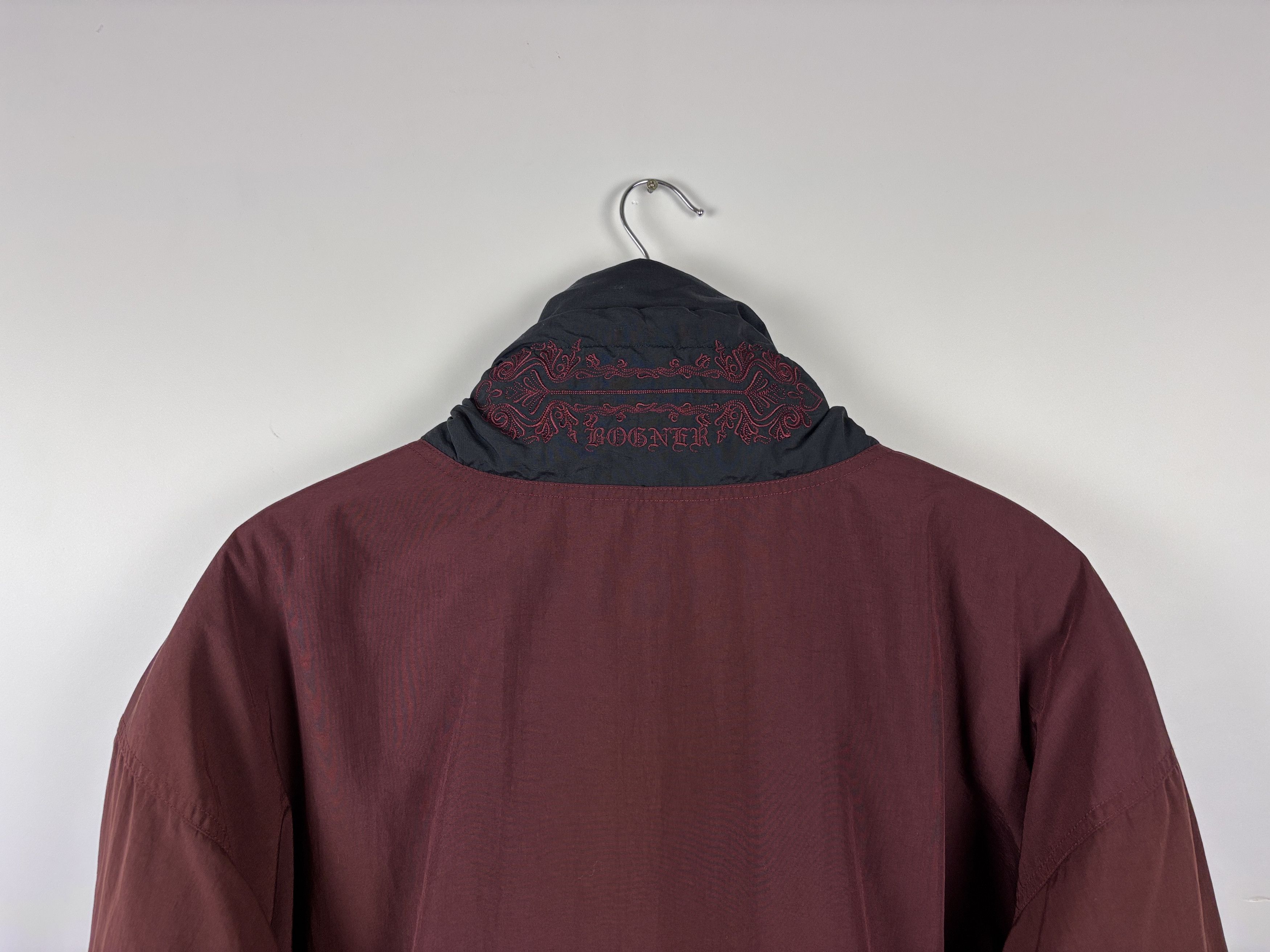 Bogner × Vintage Vintage Bogner Embroidered Anorak Jacket Burgundy Womens M Size M / US 6-8 / IT 42-44 - 6 Thumbnail