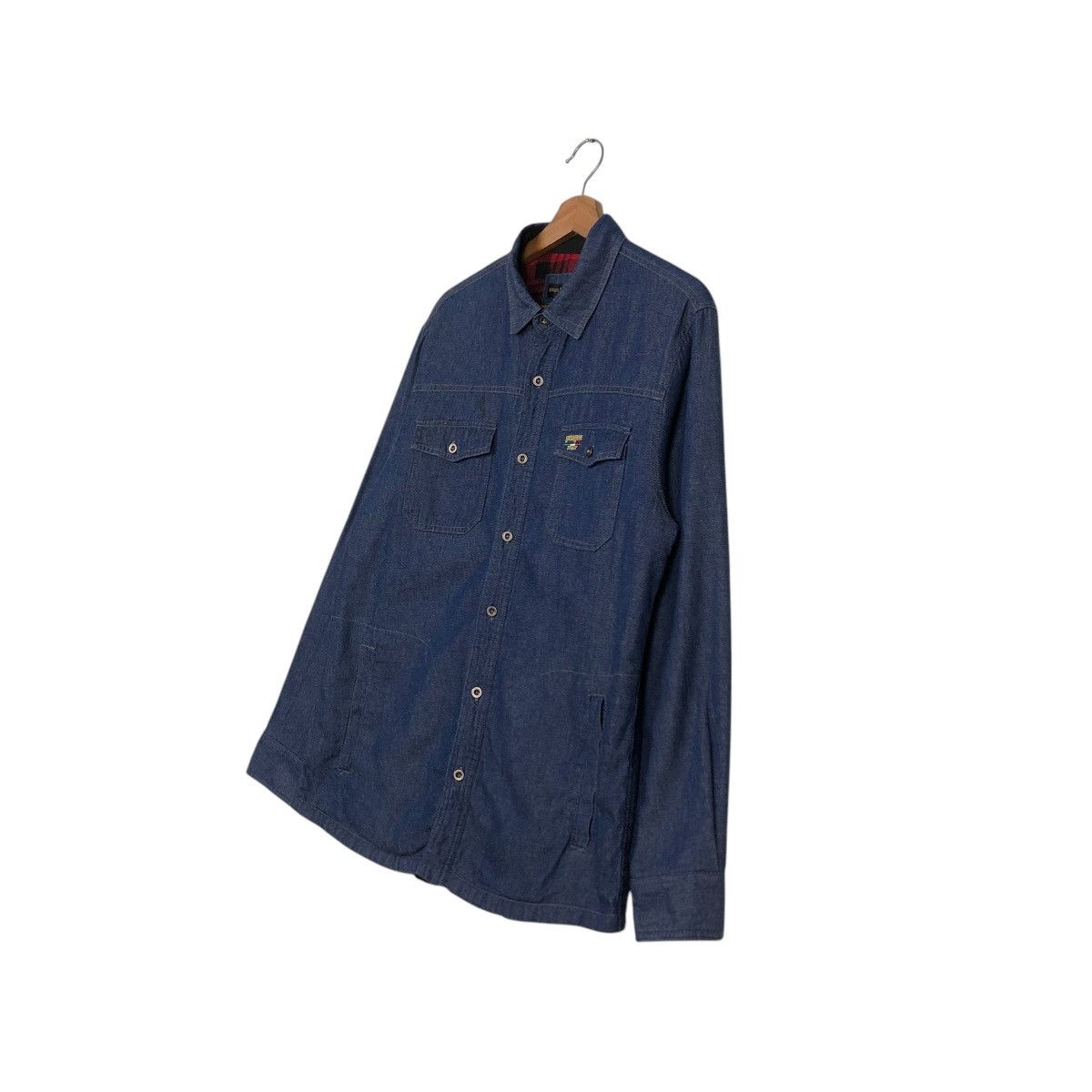 Japanese Brand × Vintage 🔥VINTAGE CHORE DENIM WORK BLANKET JACKET PATRIZIO FRANCESCA Size US L / EU 52-54 / 3 - 5 Thumbnail