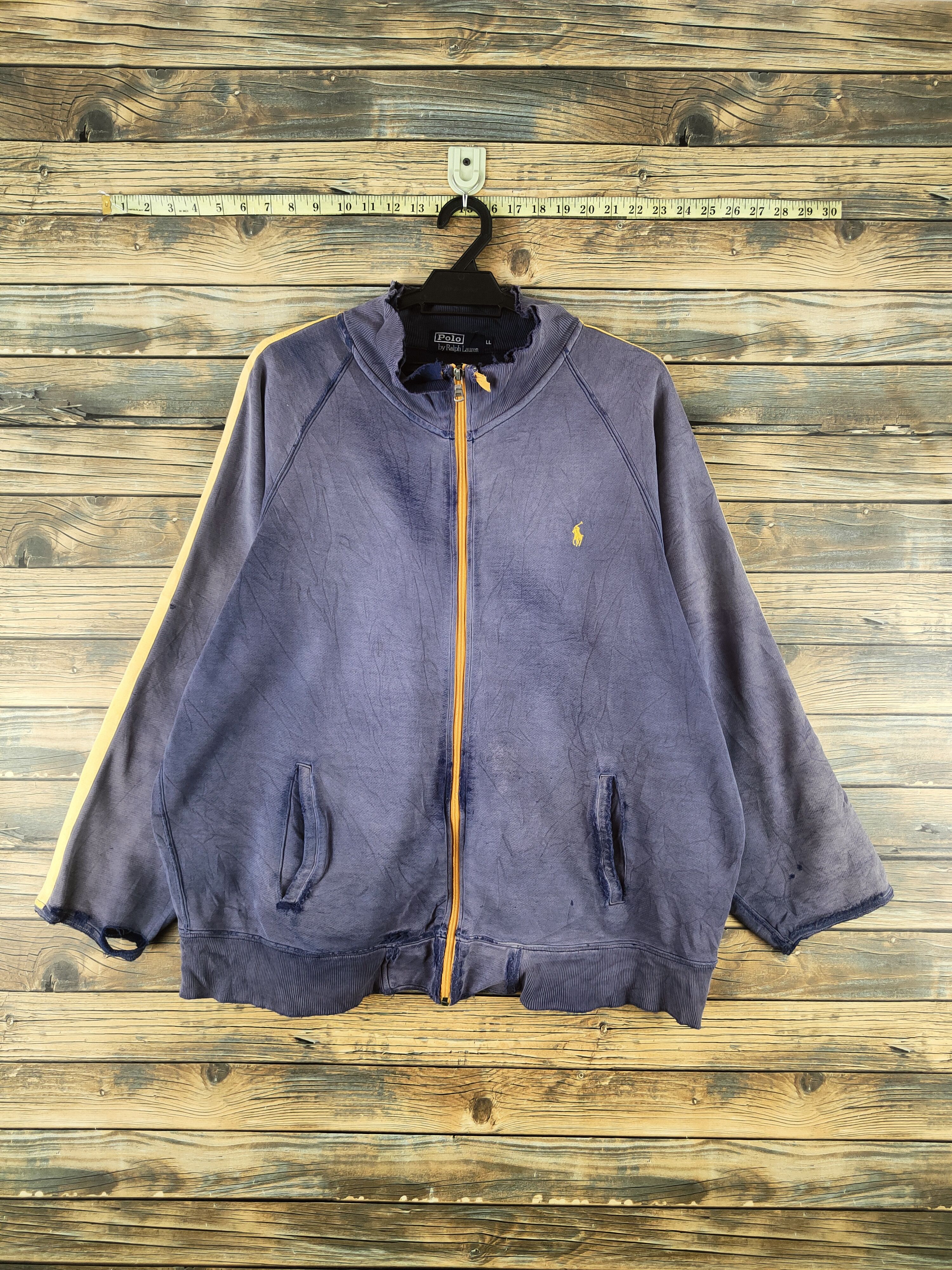 Polo Ralph Lauren Vintage Polo by Ralph Lauren Navy Faded Sweaters Size US XL / EU 56 / 4 - 1 Thumbnail