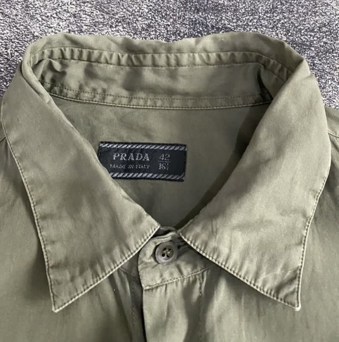 Prada Prada Army Long Shirt Size US XS / EU 42 / 0 - 3 Thumbnail
