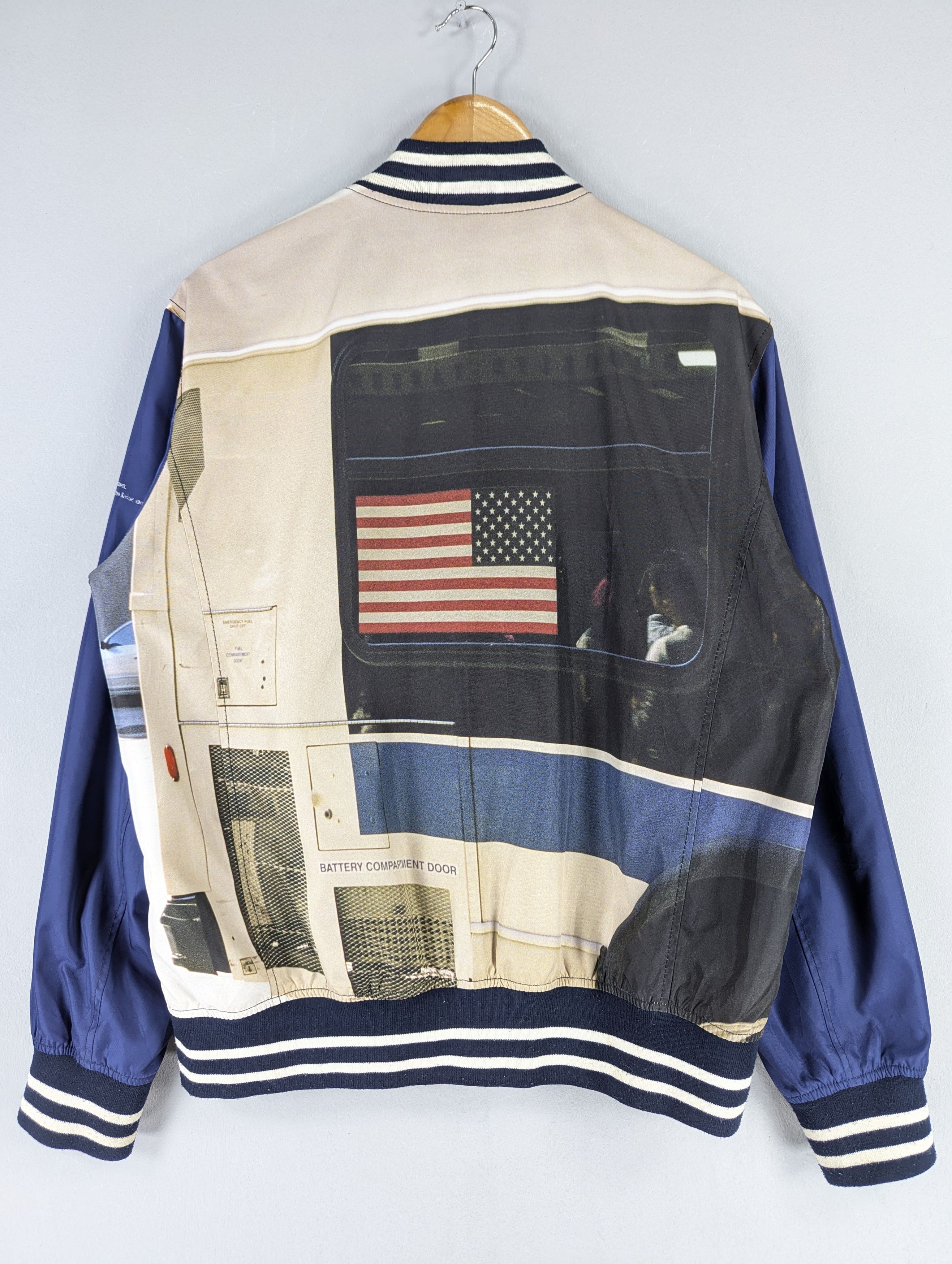 thisisneverthat Thisisneverthat Photo Print Varsity Button Jacket Size US L / EU 52-54 / 3 - 13 Thumbnail