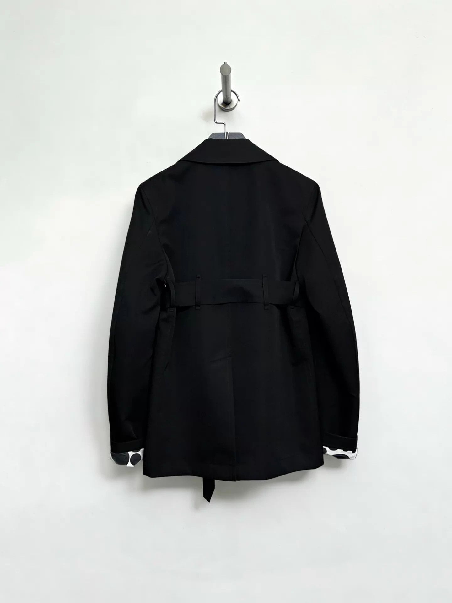 Comme des Garcons CDG 2009ss Homme+ Black Polka Dot Lining Jacket SS Size US XS / EU 42 / 0 - 2 Thumbnail