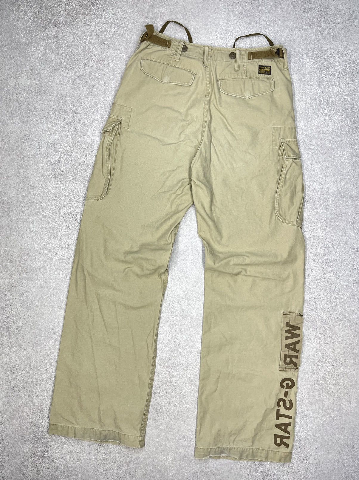 G-Star Vintage G-Star Raw Art Battle Cargo Pants Y2K Size US 30 / EU 46 - 1 Thumbnail