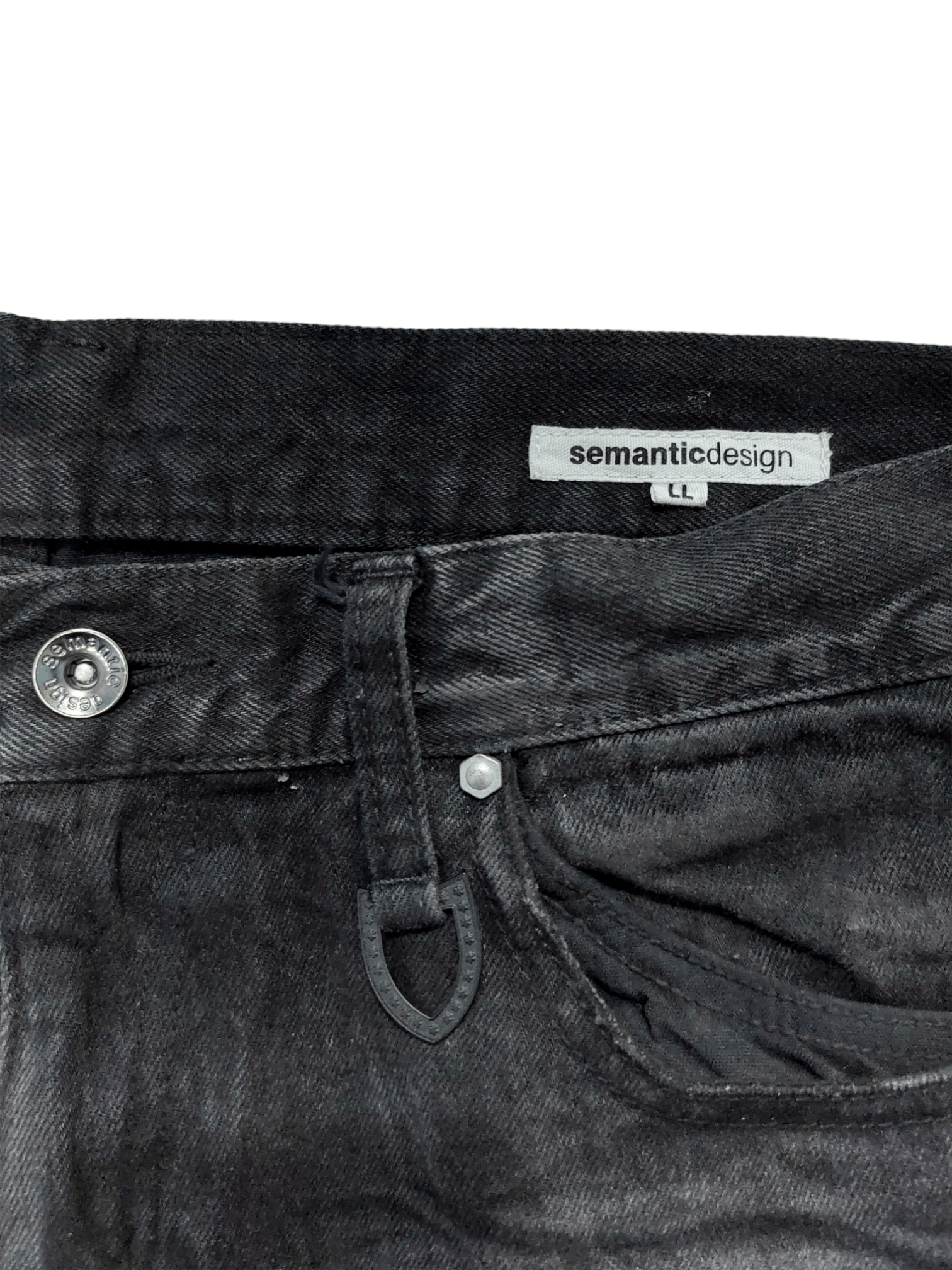 semanticdesign Flare Jeans Semantic Design Black Boot Cut Size US 34 / EU 50 - 11 Thumbnail