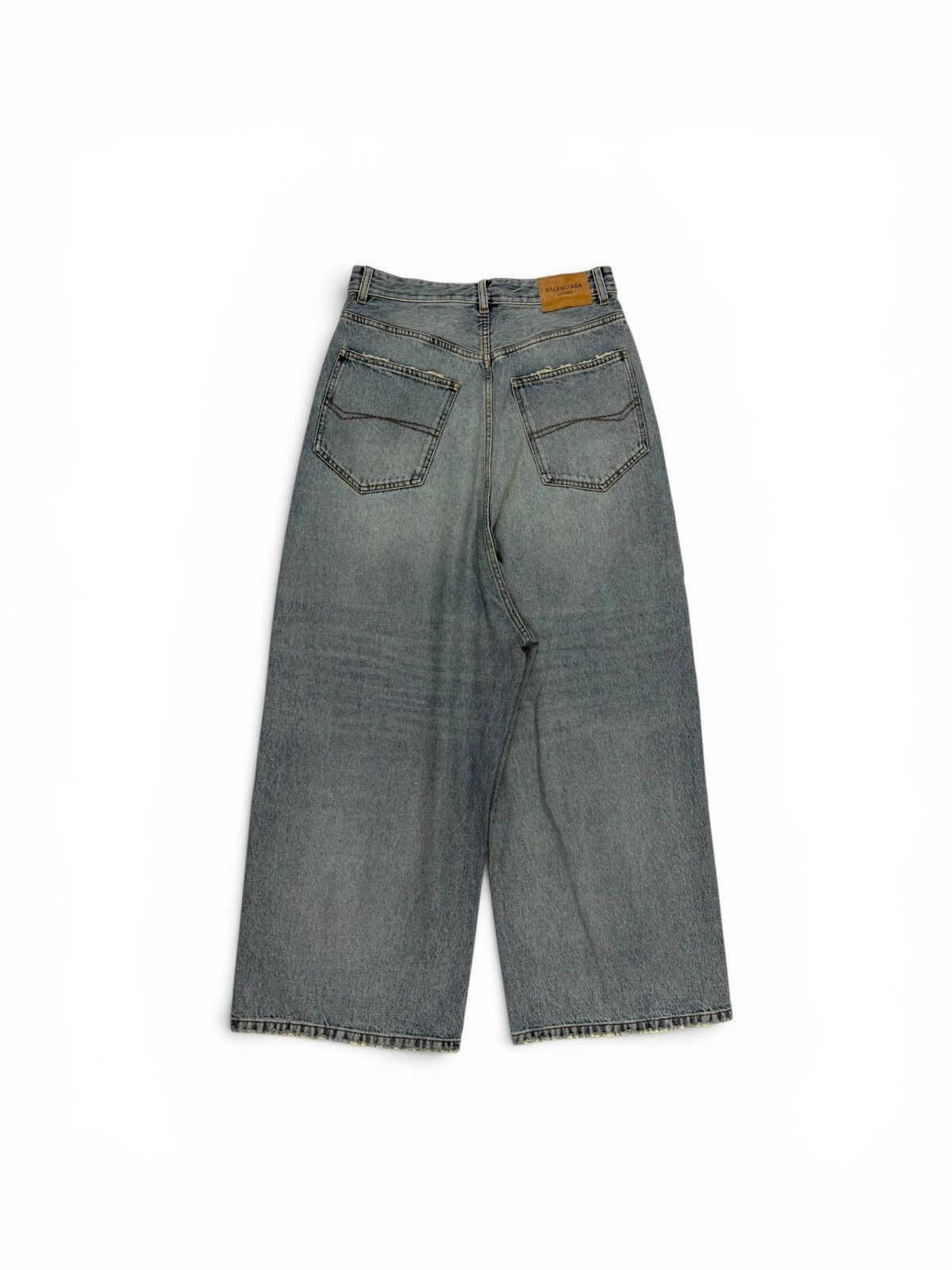 Balenciaga Balenciaga Low Crotch Baggy Denim Pants Size US 28 / EU 44 - 2 Thumbnail