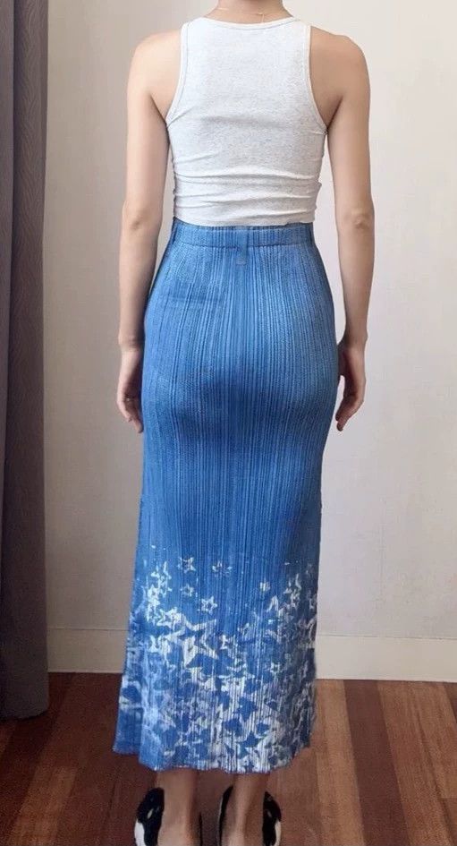Other Issey Miyake/三宅一生 size:1 Star denim skirt Size 26" / US 2 / IT 38 - 3 Thumbnail