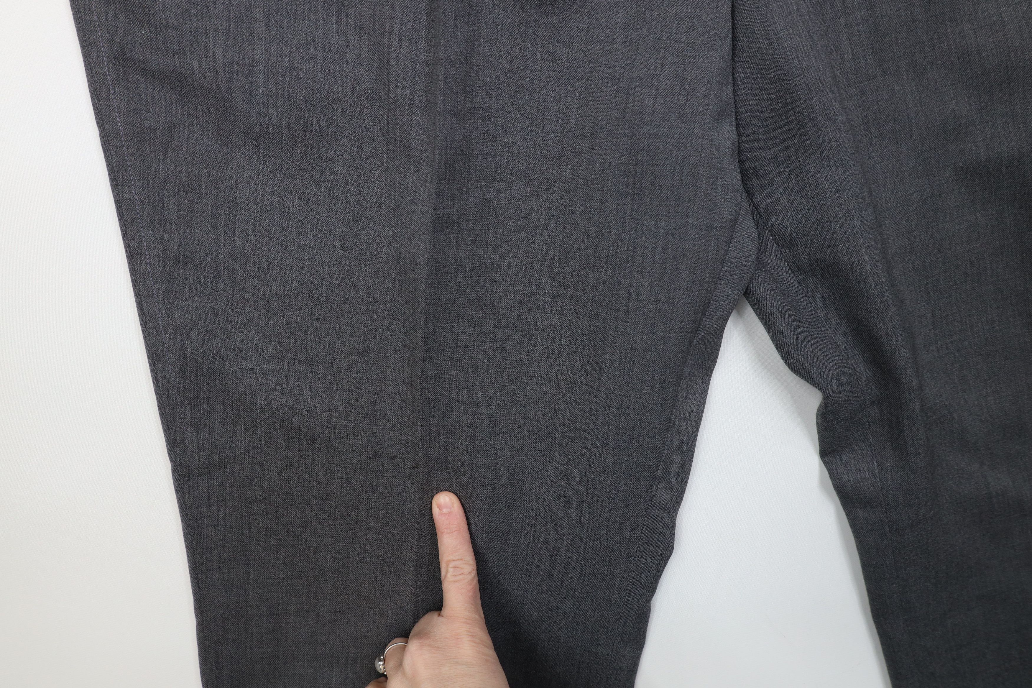Lands' End Vintage 80s Lands End Knit Wide Leg Chino Pants Gray USA Size US 40 / EU 56 - 6 Thumbnail