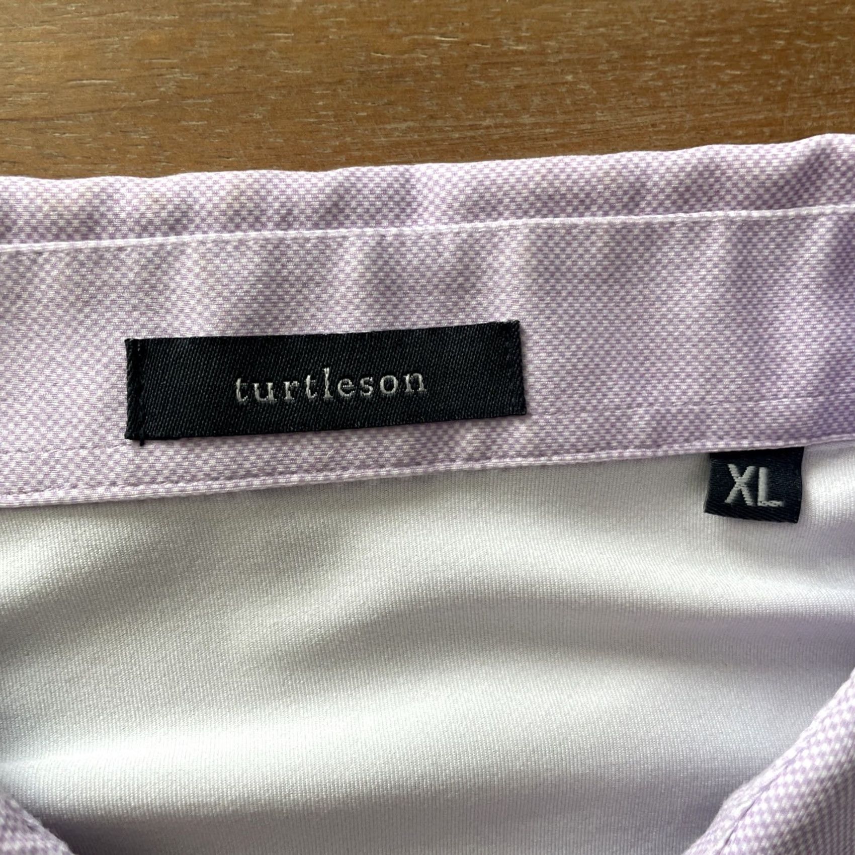 Vintage Turtleson Polo Shirt Mens XL Pink Purple Argyle/Diamond Short Sleeve Performance Golf Shirt Size US XL / EU 56 / 4 - 3 Thumbnail