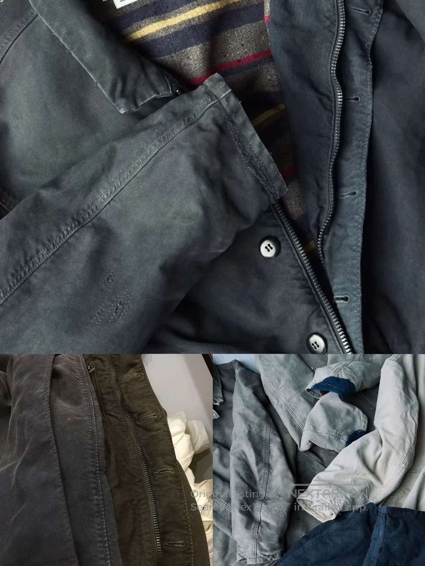 Visvim visvim g cords overalls in navy blue. Size US 30 / EU 46 - 4 Thumbnail