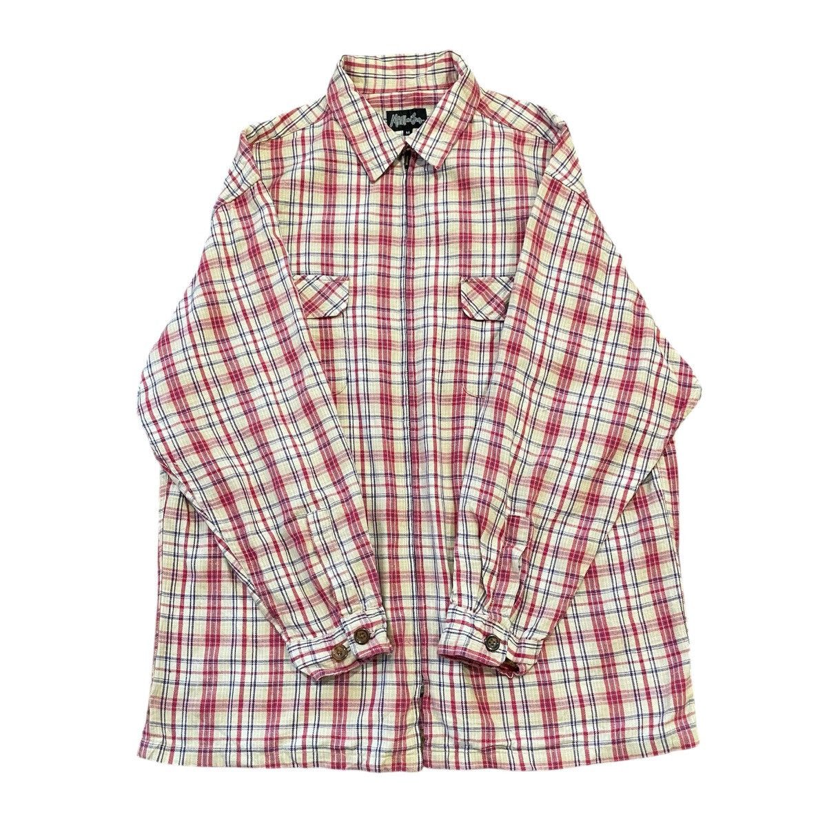 Maui and Sons Vintage 90s Maui & Sons Full-Zip Plaid Flannel Size US M / EU 48-50 / 2 - 3 Thumbnail
