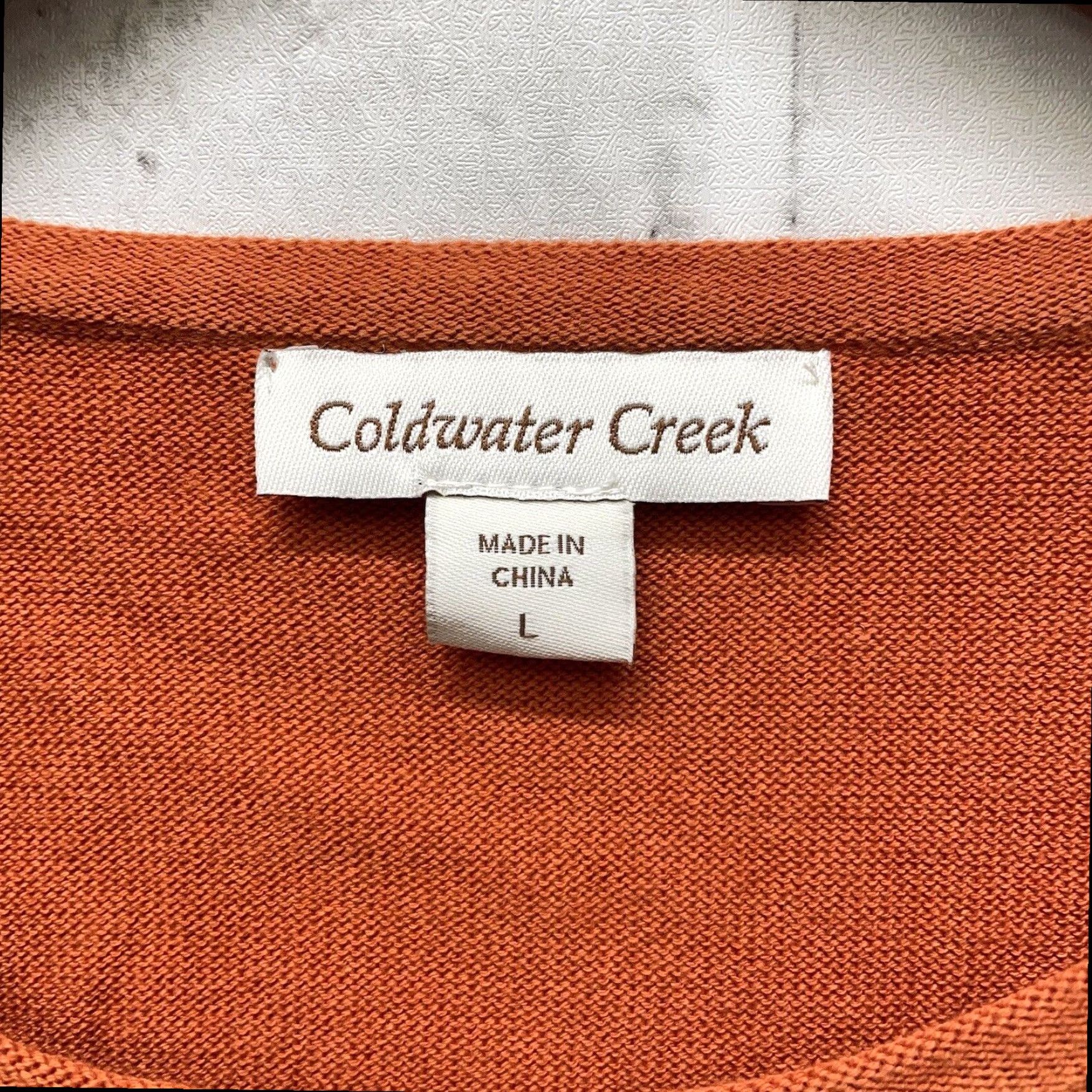 Coldwater Creek Coldwater Creek Womens Orange Cardigan Sweater Button Down Large Size L / US 10 / IT 46 - 4 Thumbnail