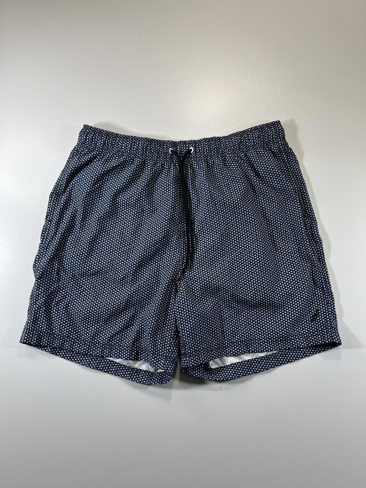 Unknown London Nautica Men's Navy Patterned Swim Shorts L Size US 34 / EU 50 - 2 Thumbnail