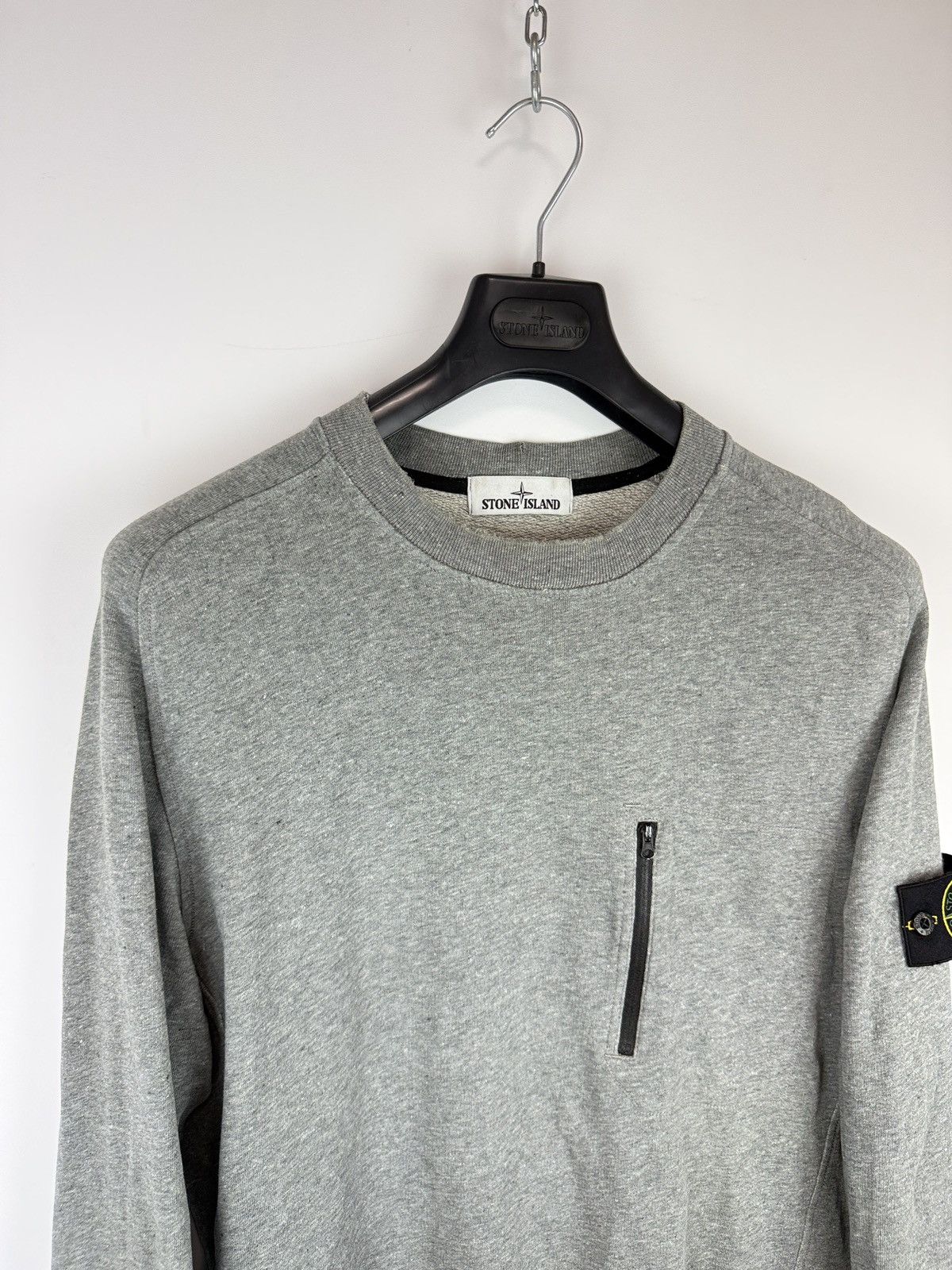 Stone Island Grey Stone Island pocket sweatshirt Size US L / EU 52-54 / 3 - 3 Thumbnail