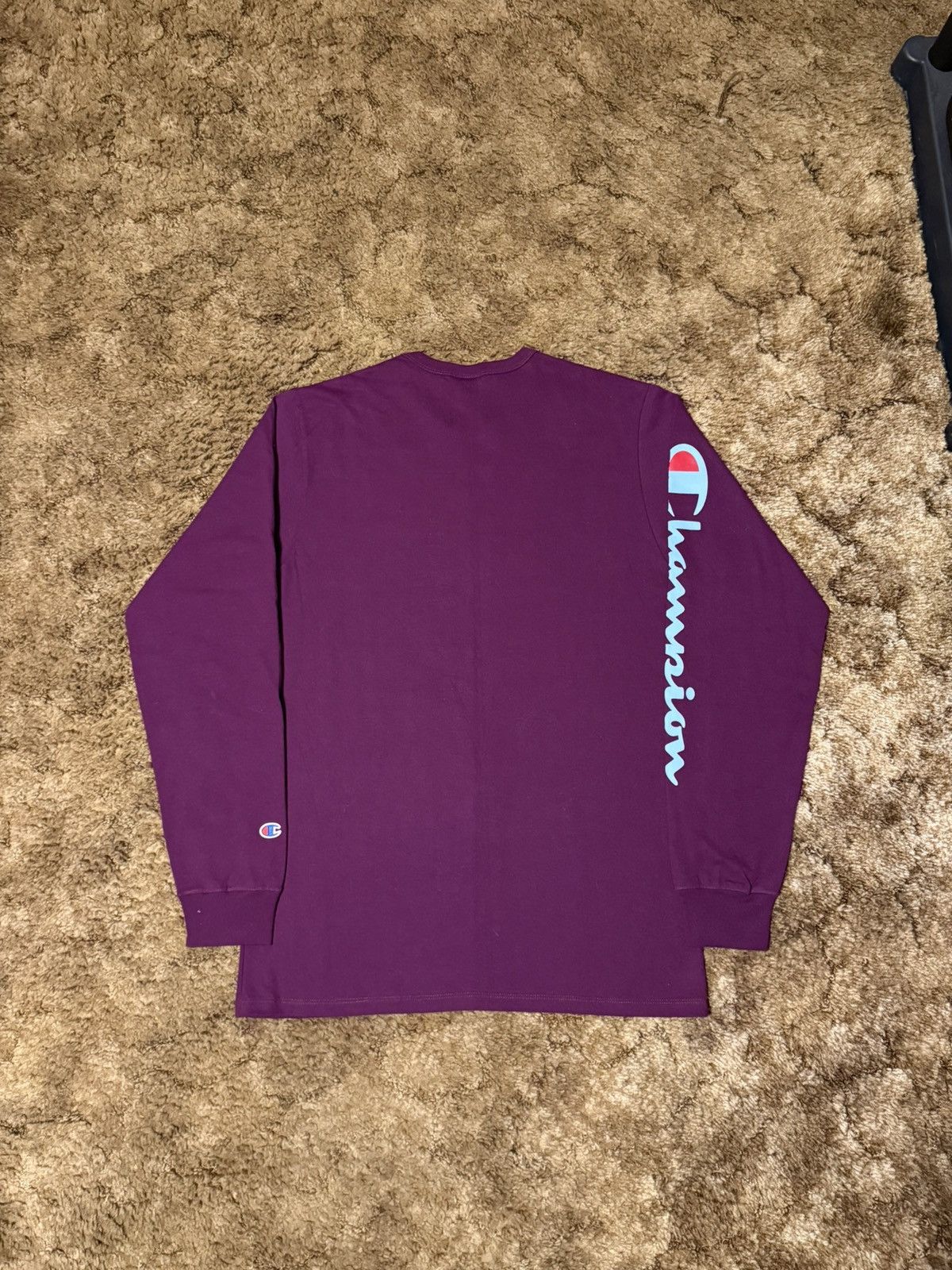 Champion Champion Long Sleeve T-Shirt Purple Large Size US L / EU 52-54 / 3 - 7 Thumbnail