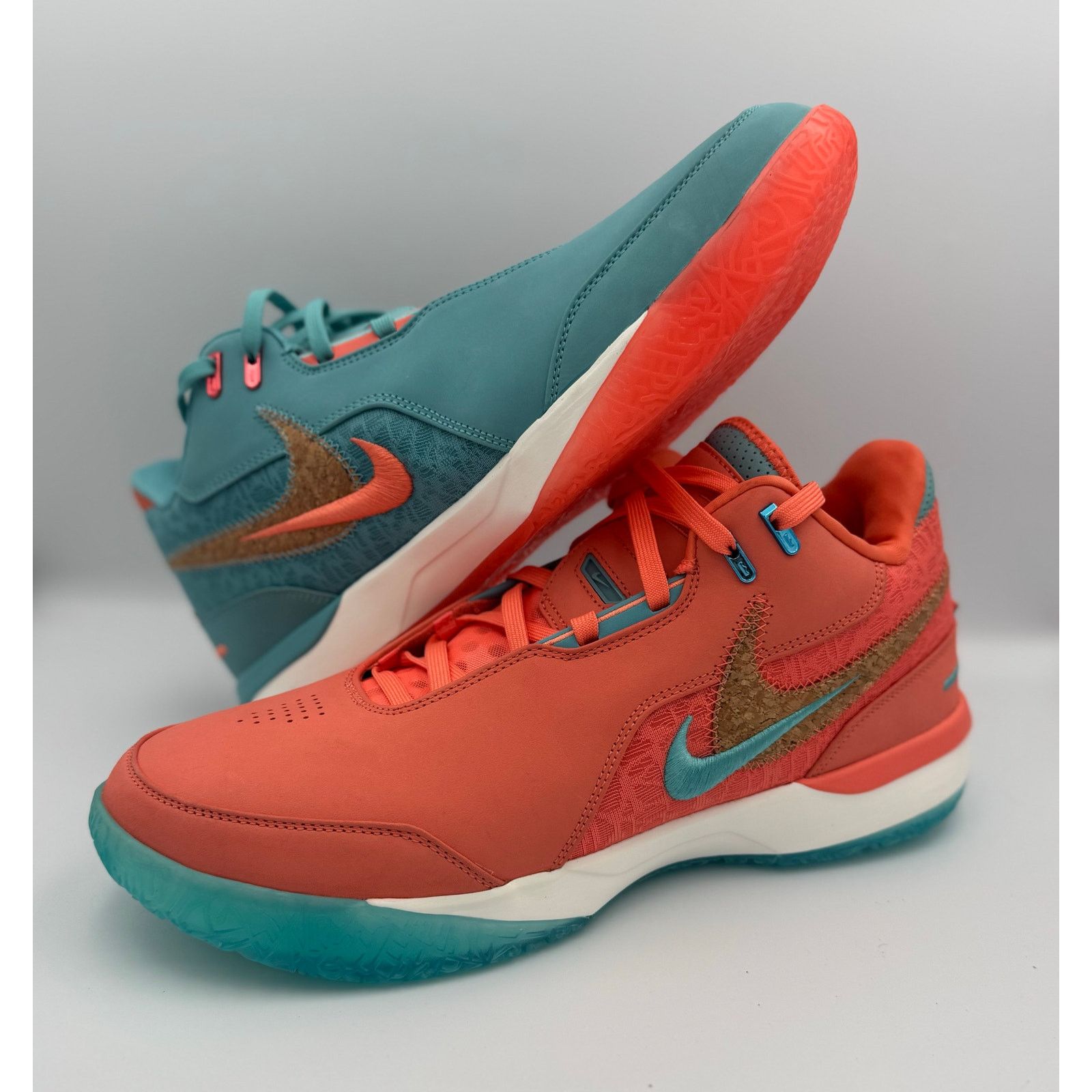 Nike NIKE LEBRON NXXT GEN AMPD “MINERAL BLUE/LIGHT WILD MANGO” Size ONE SIZE - 2 Thumbnail