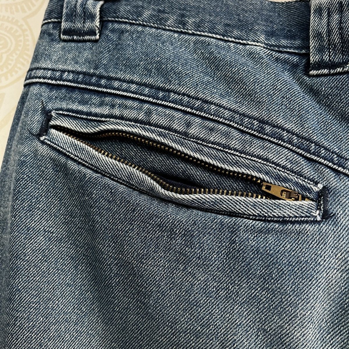 Harley Davidson × Vintage Harley Davidson Double Knee Denim Jeans Size US 35 - 15 Thumbnail