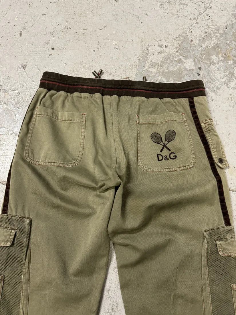 Designer × Dolce & Gabbana × Vintage SS2003 Dolce & Gabbana Green Cargo Utiliy Joggers Pants Size US 33 - 4 Thumbnail