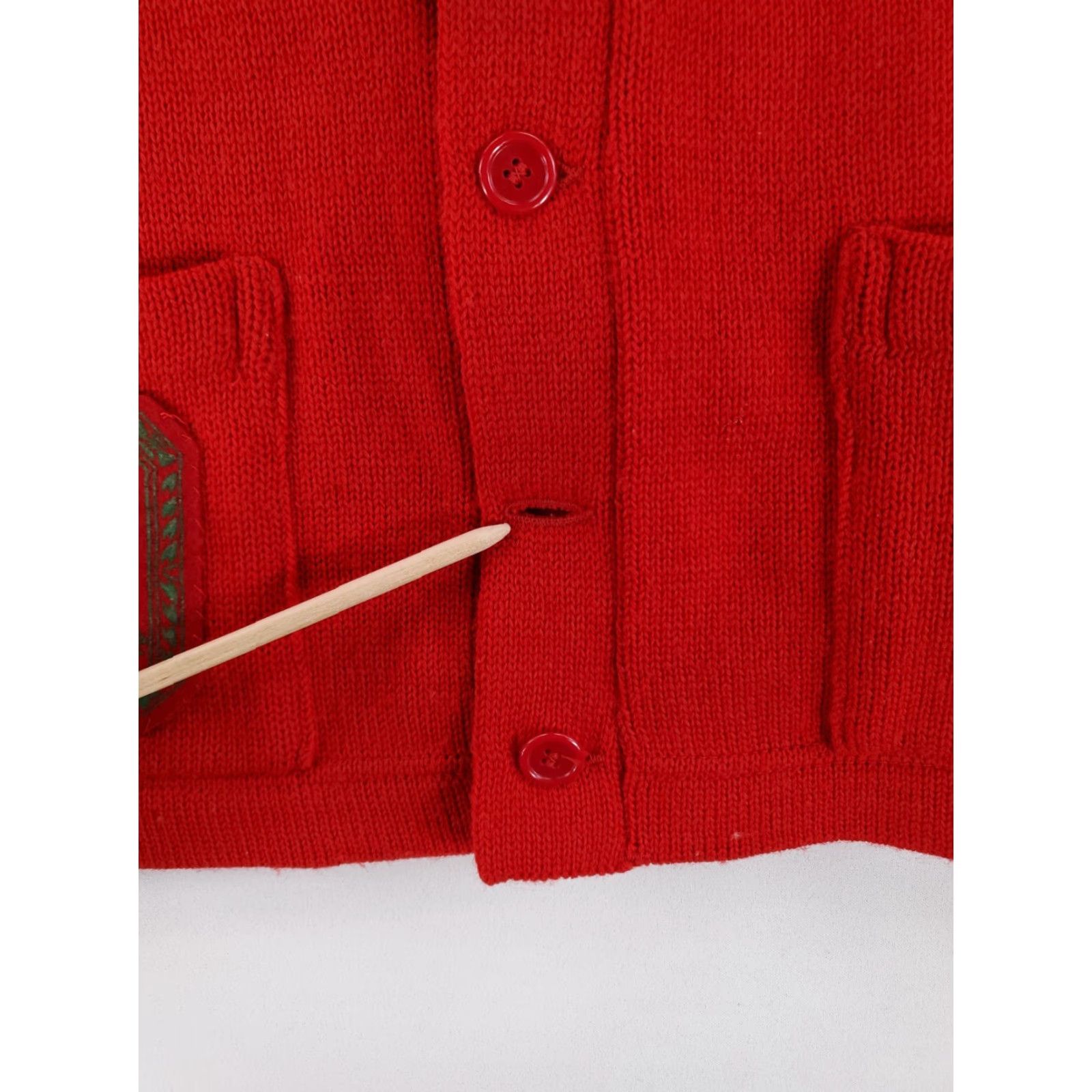 Imperial VINTAGE Imperial Cardigan 50s 60s Wool Red LaSalle Peru Mens 44 Red Imperial VTG 50s 60s 100% Worsted Wool Cardigan LaSalle Peru Mens 44 Size US XXL / EU 58 / 5 - 2 Thumbnail